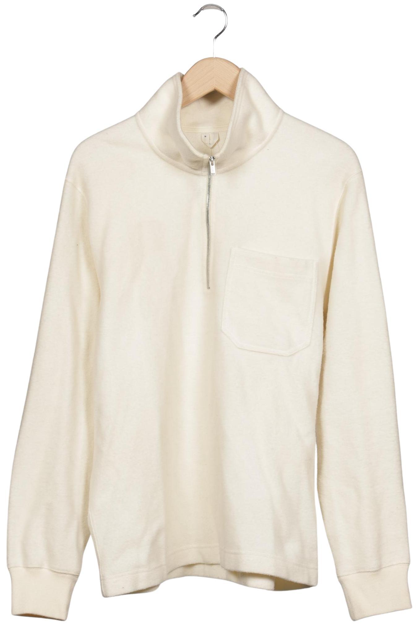 

Arket Herren Pullover, cremeweiß, Gr. 48