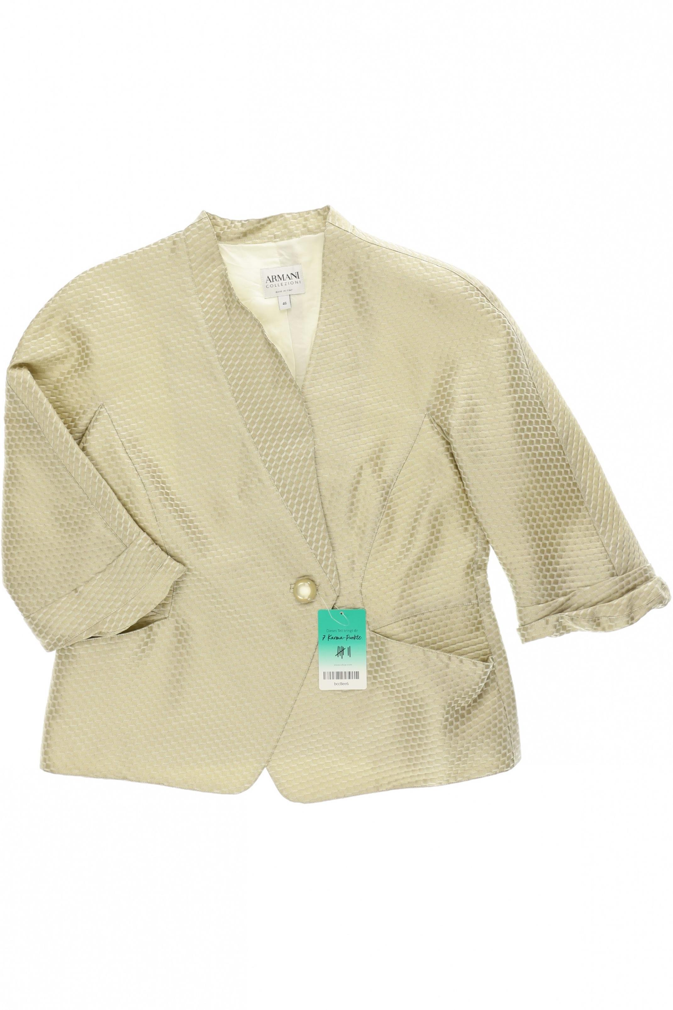 

Armani Collezioni Damen Blazer, beige, Gr. 46