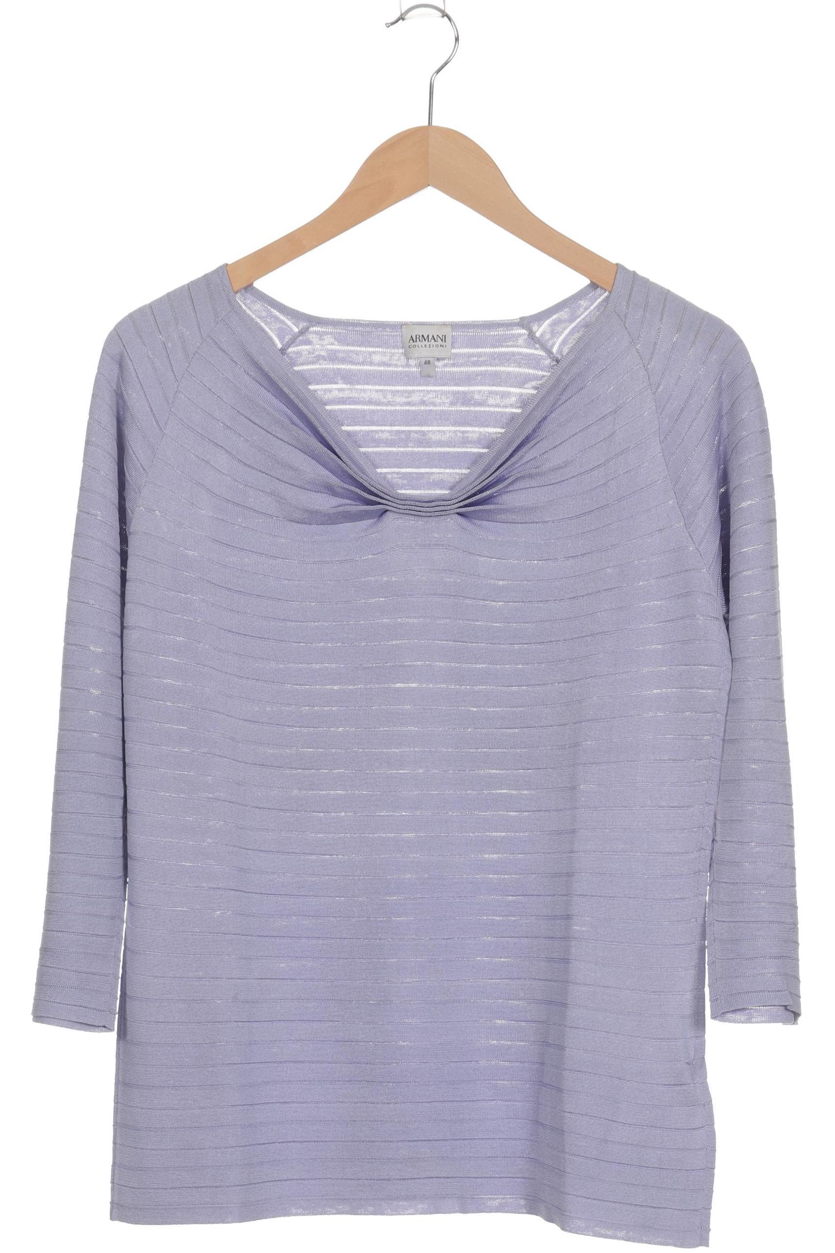 

Armani Collezioni Damen Langarmshirt, lila, Gr. 48