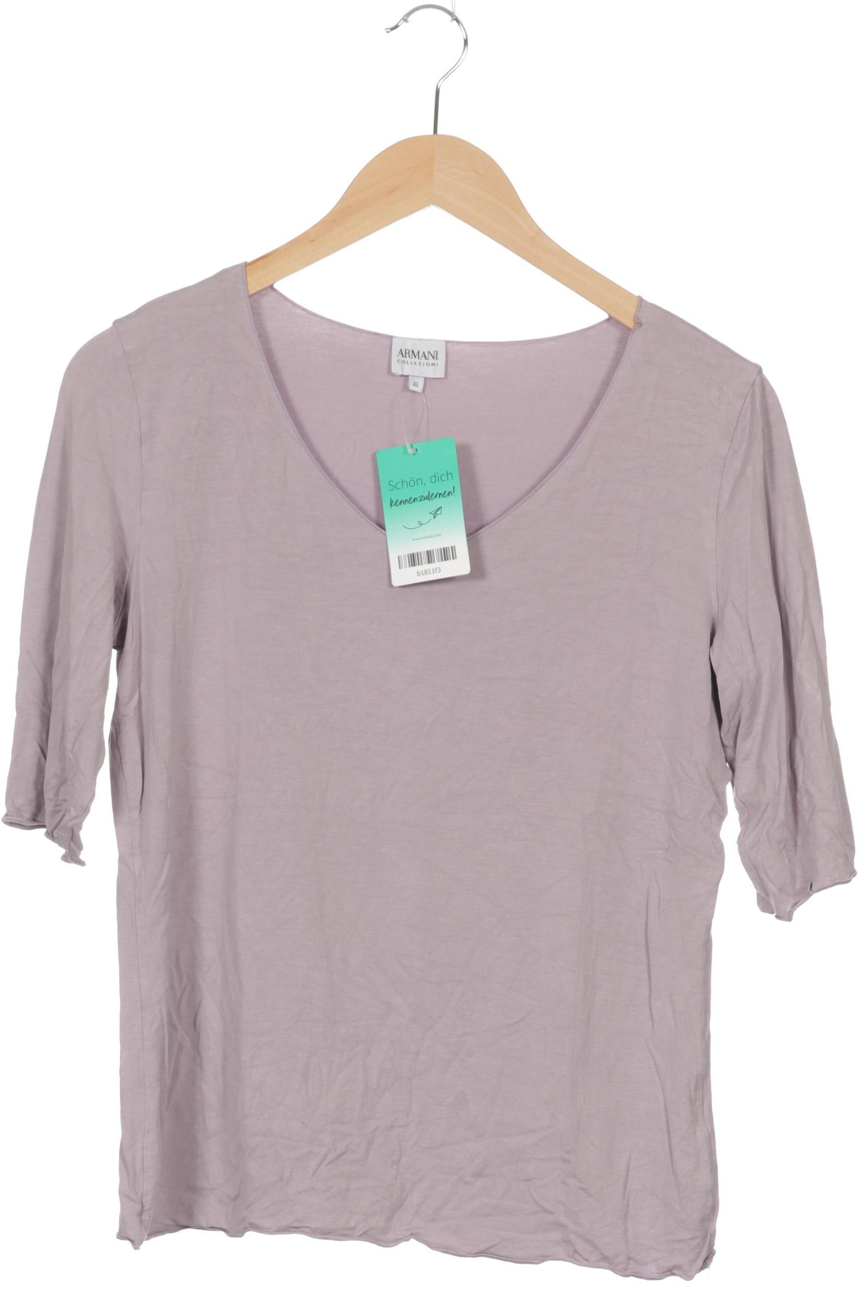 

Armani Collezioni Damen Langarmshirt, lila, Gr. 46