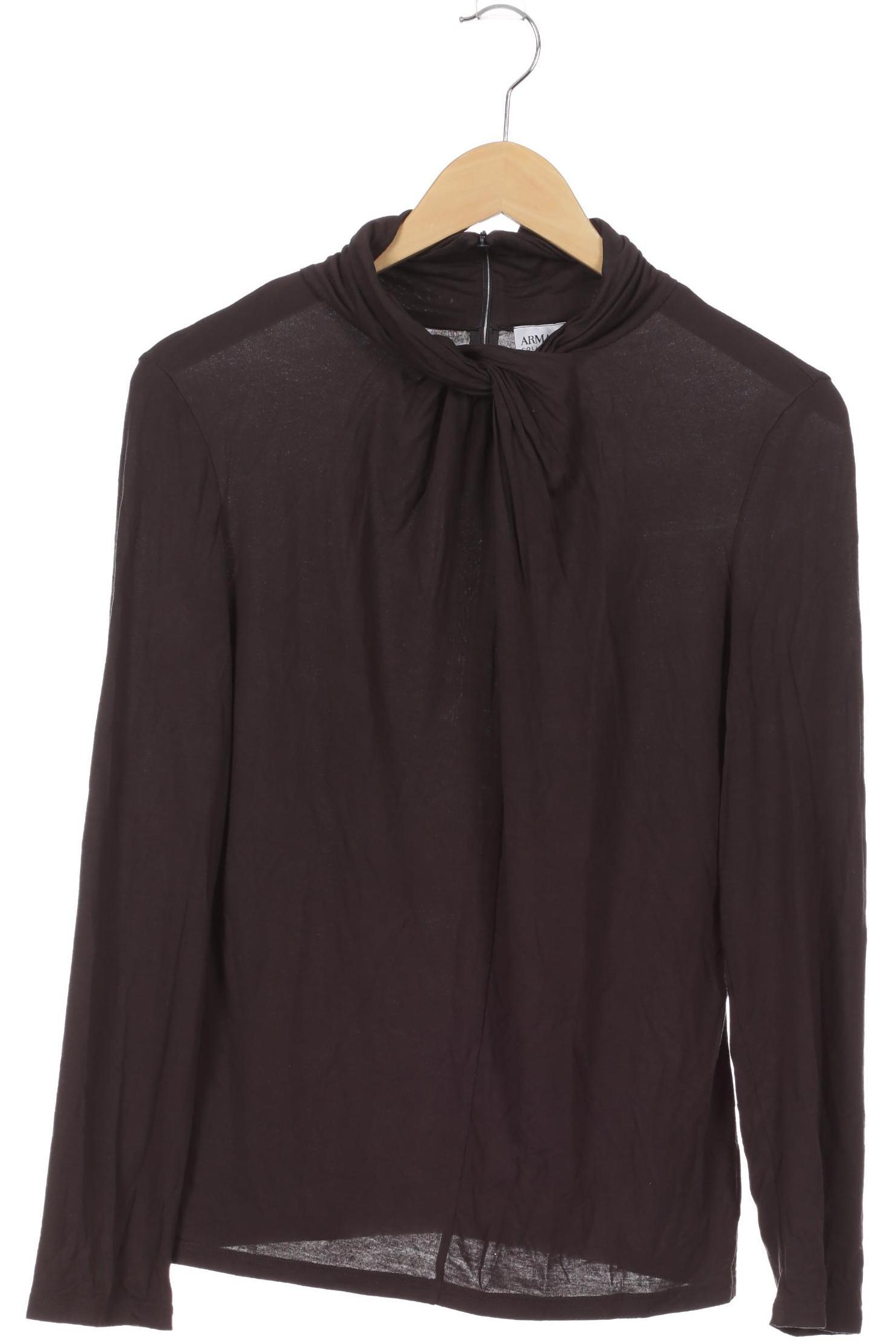 

Armani Collezioni Damen Langarmshirt, braun, Gr. 48