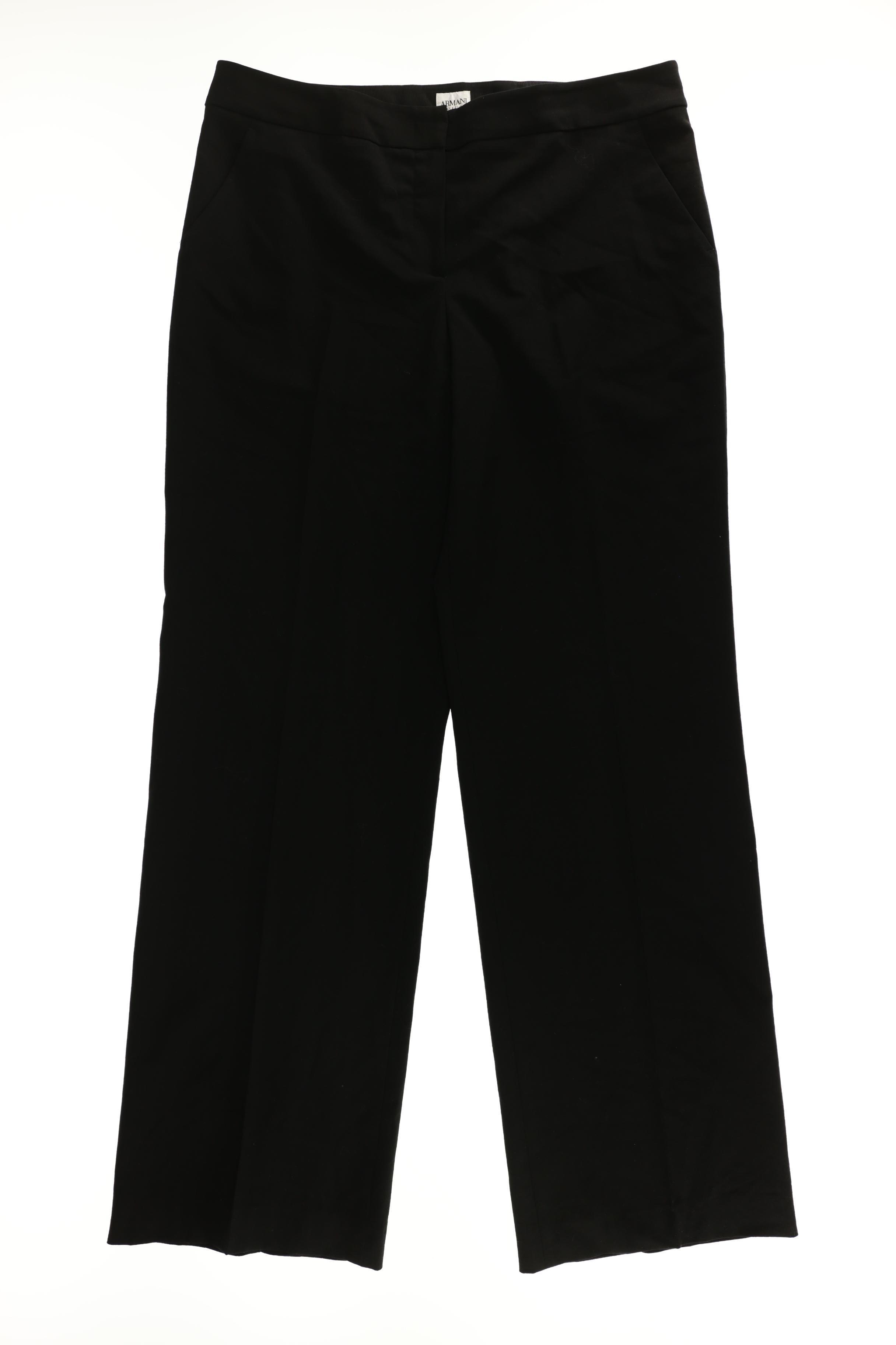 

Armani Collezioni Damen Stoffhose, schwarz, Gr. 48