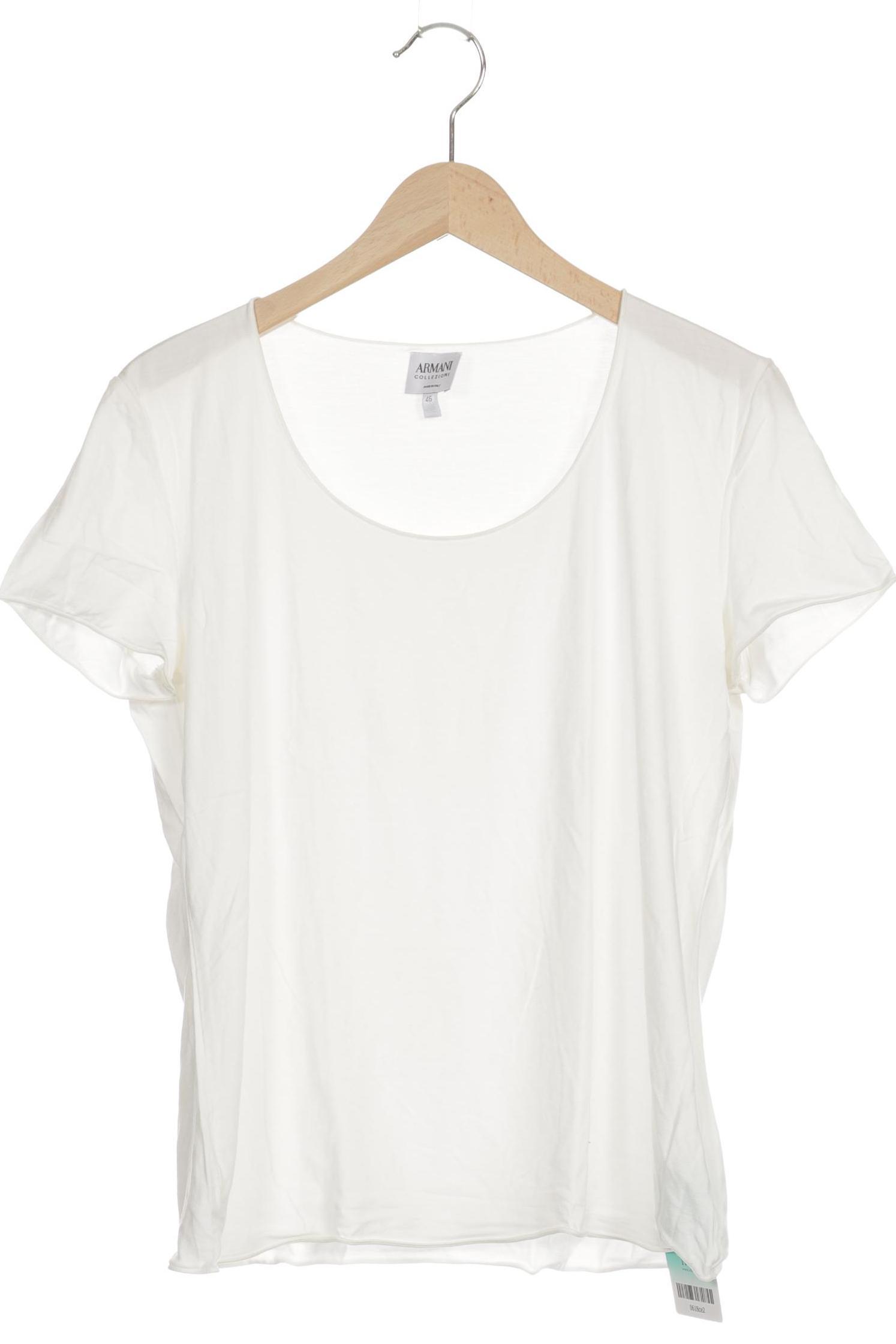 

Armani Collezioni Damen T-Shirt, weiß, Gr. 46