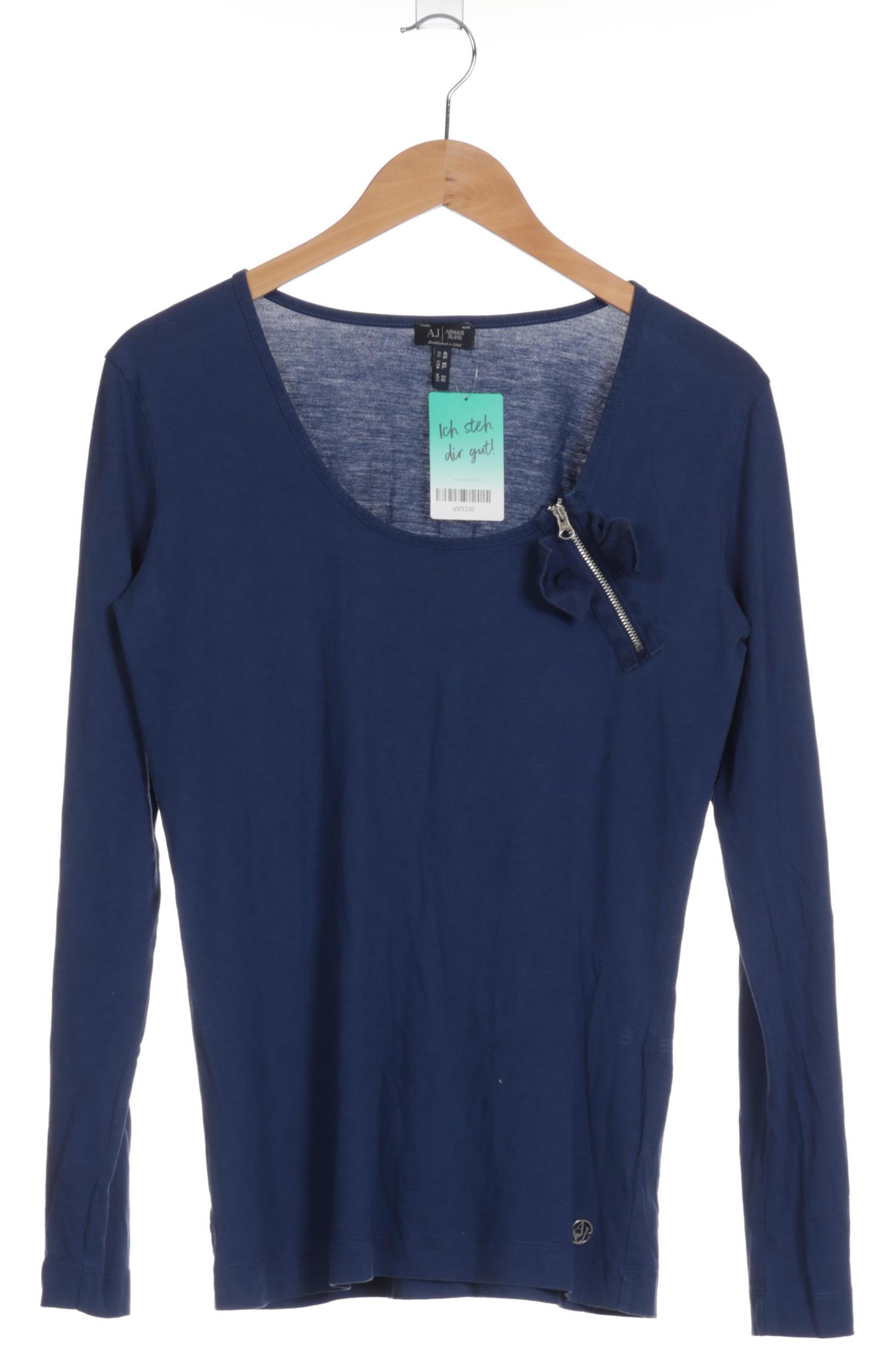 

Armani Jeans Damen Langarmshirt, blau, Gr. 46