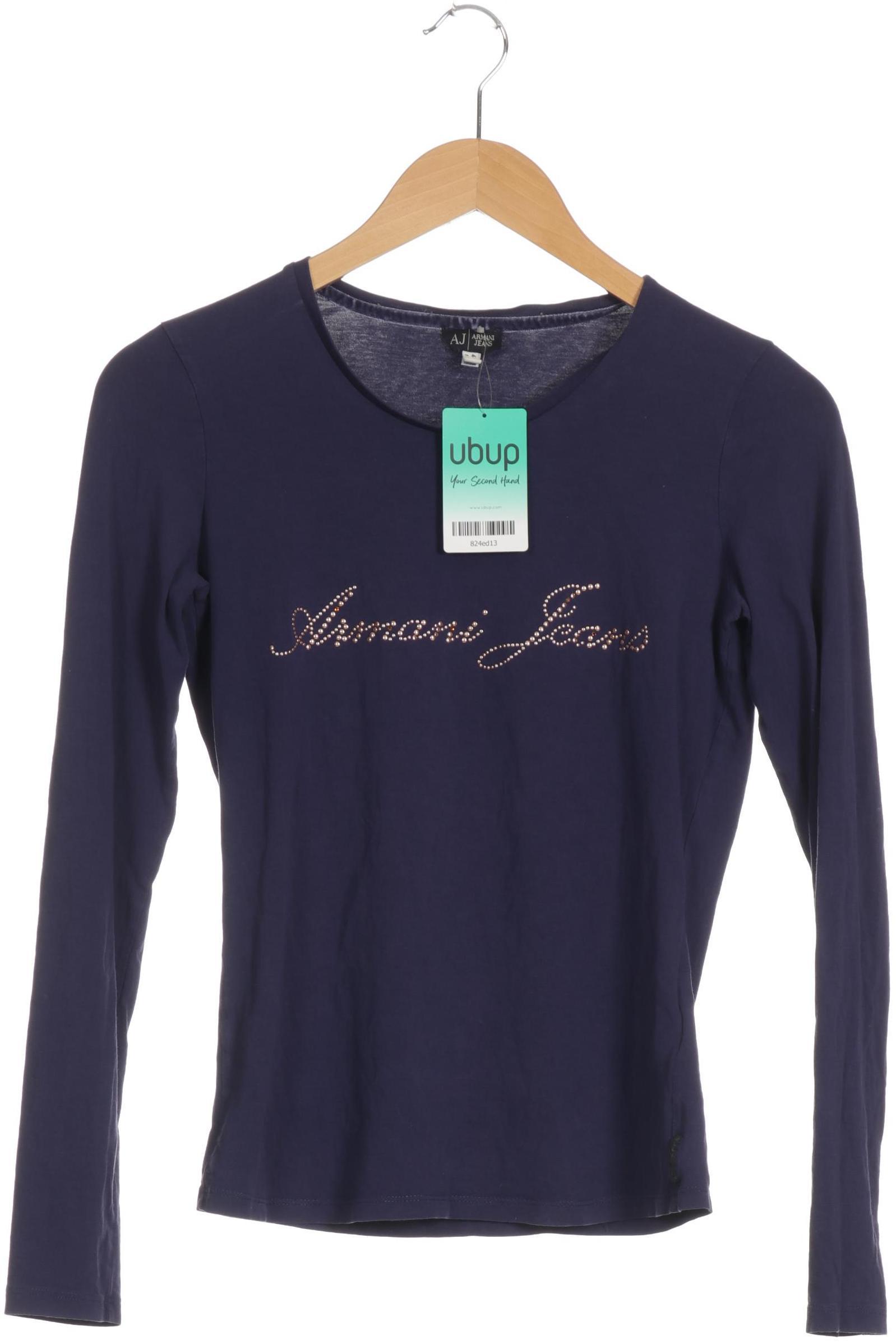 

Armani Jeans Damen Langarmshirt, blau, Gr.