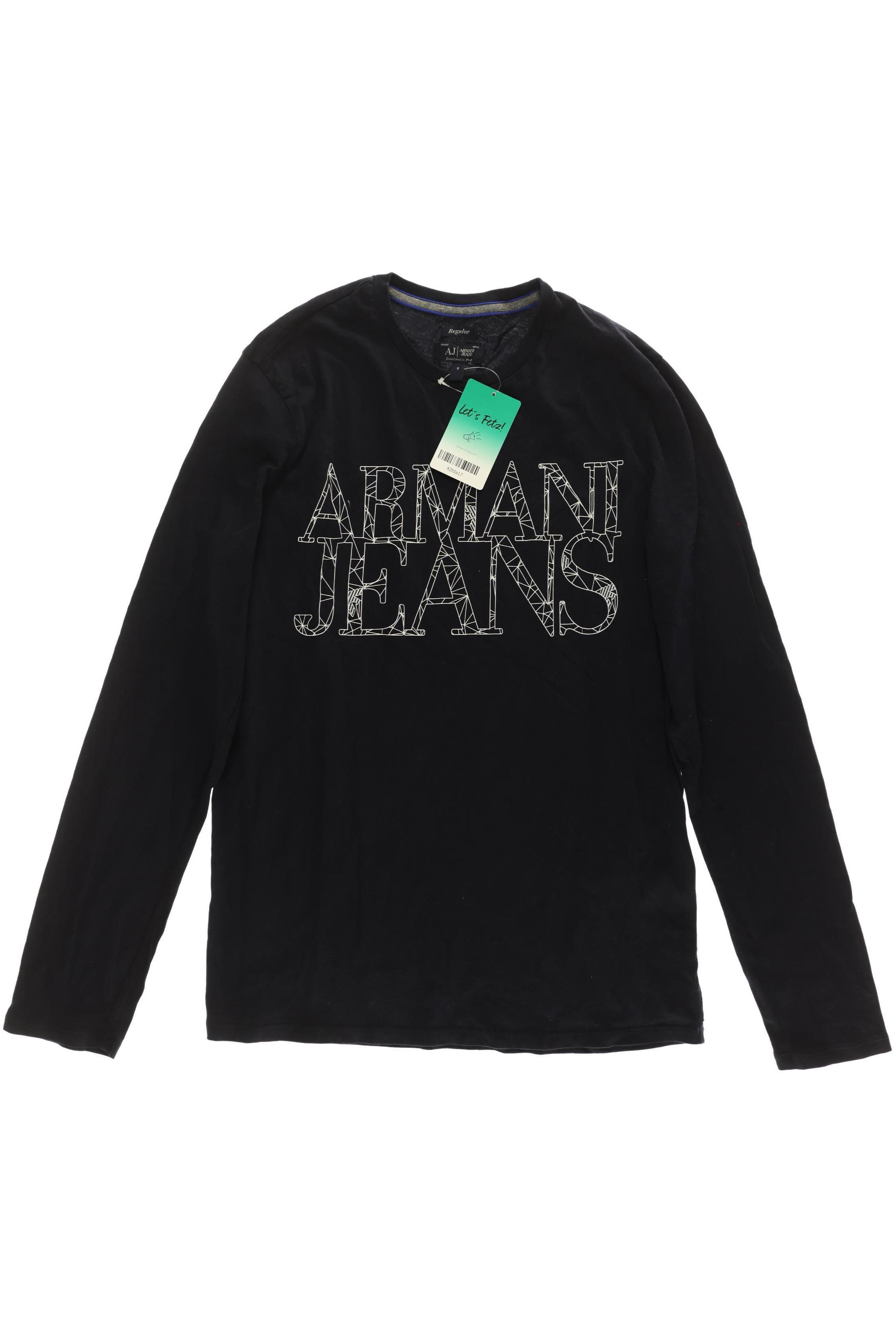 

Armani Jeans Herren Langarmshirt, blau, Gr.