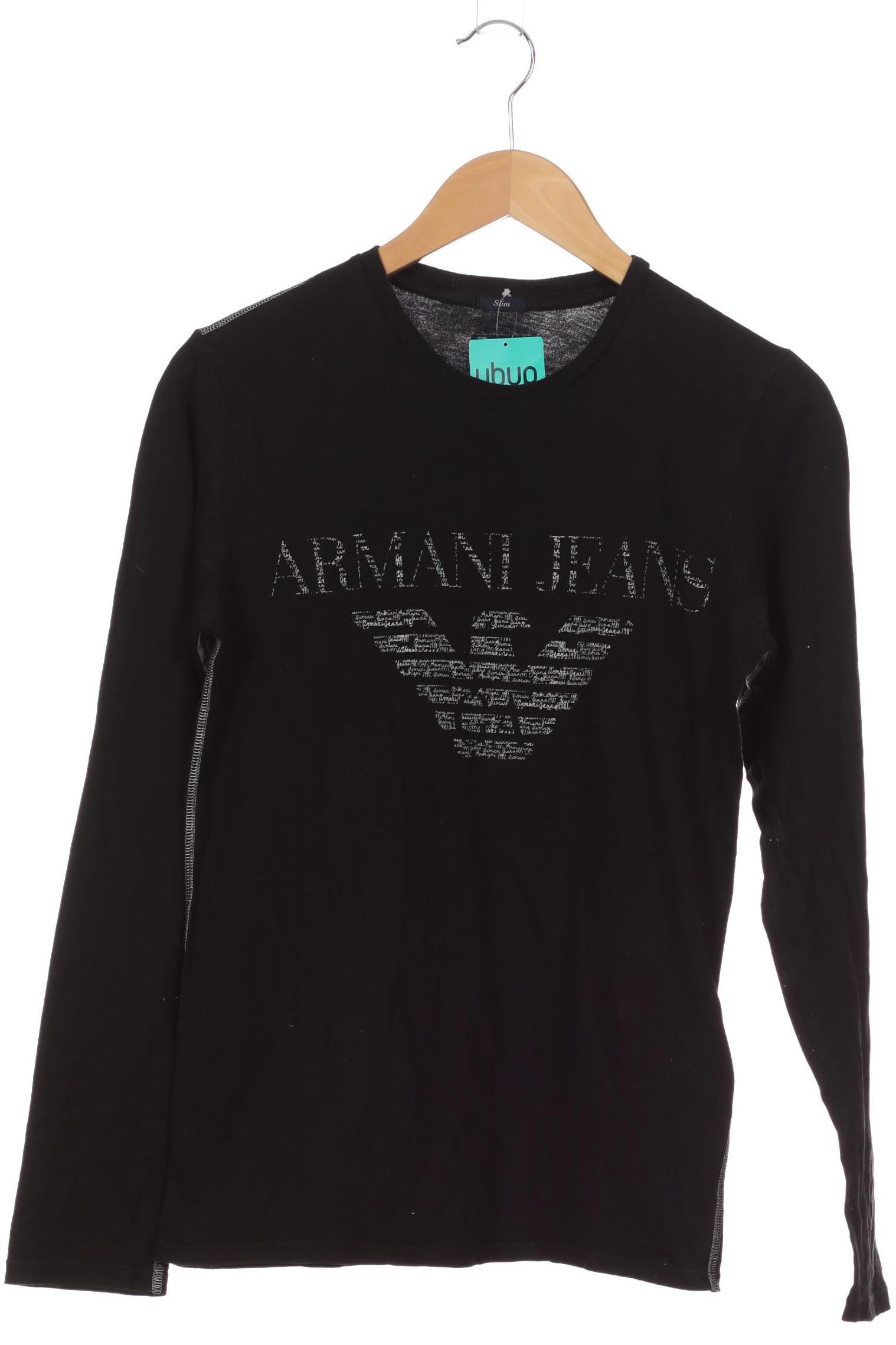 

Armani Jeans Herren Langarmshirt, schwarz, Gr.