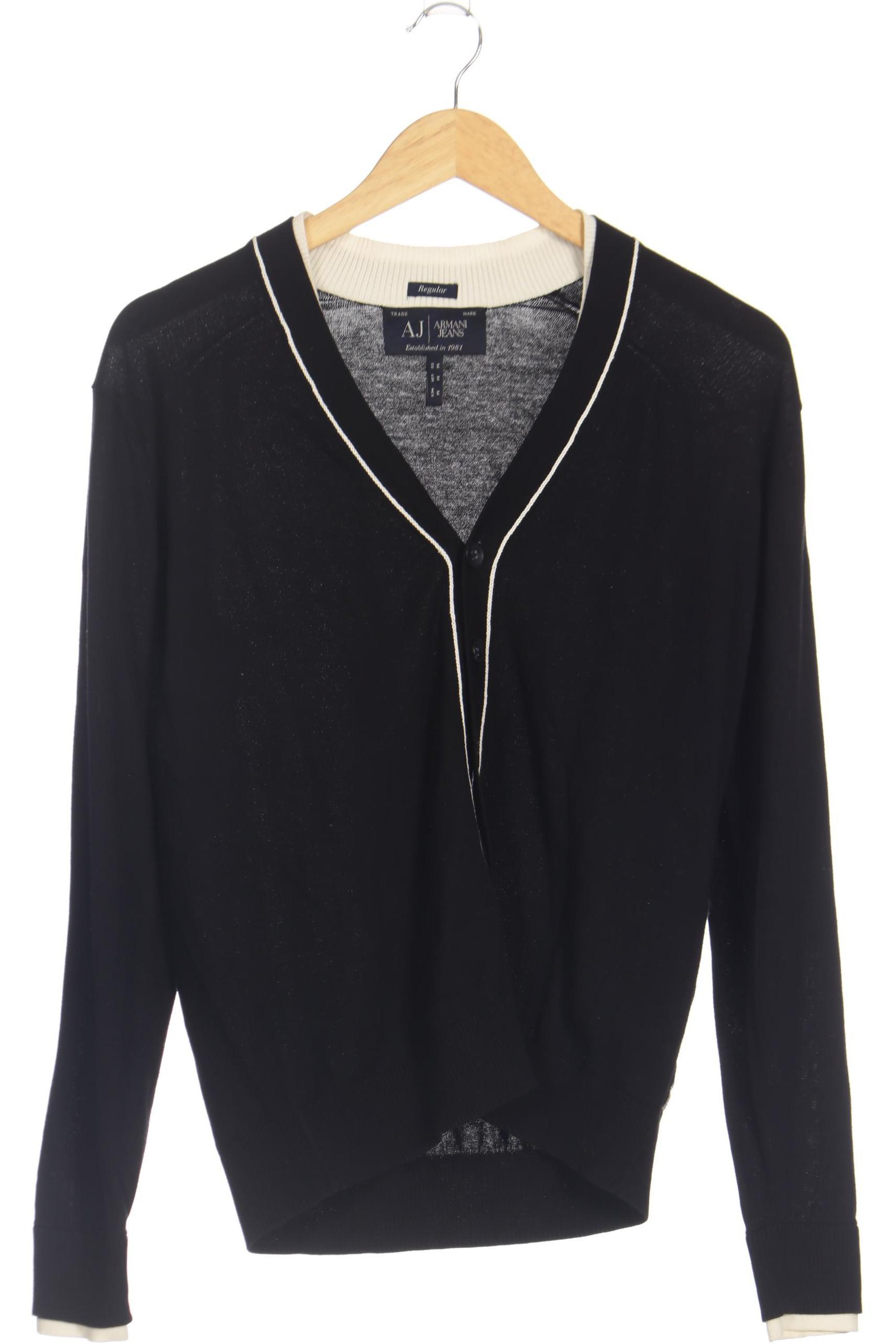 

Armani Jeans Herren Strickjacke, schwarz, Gr.