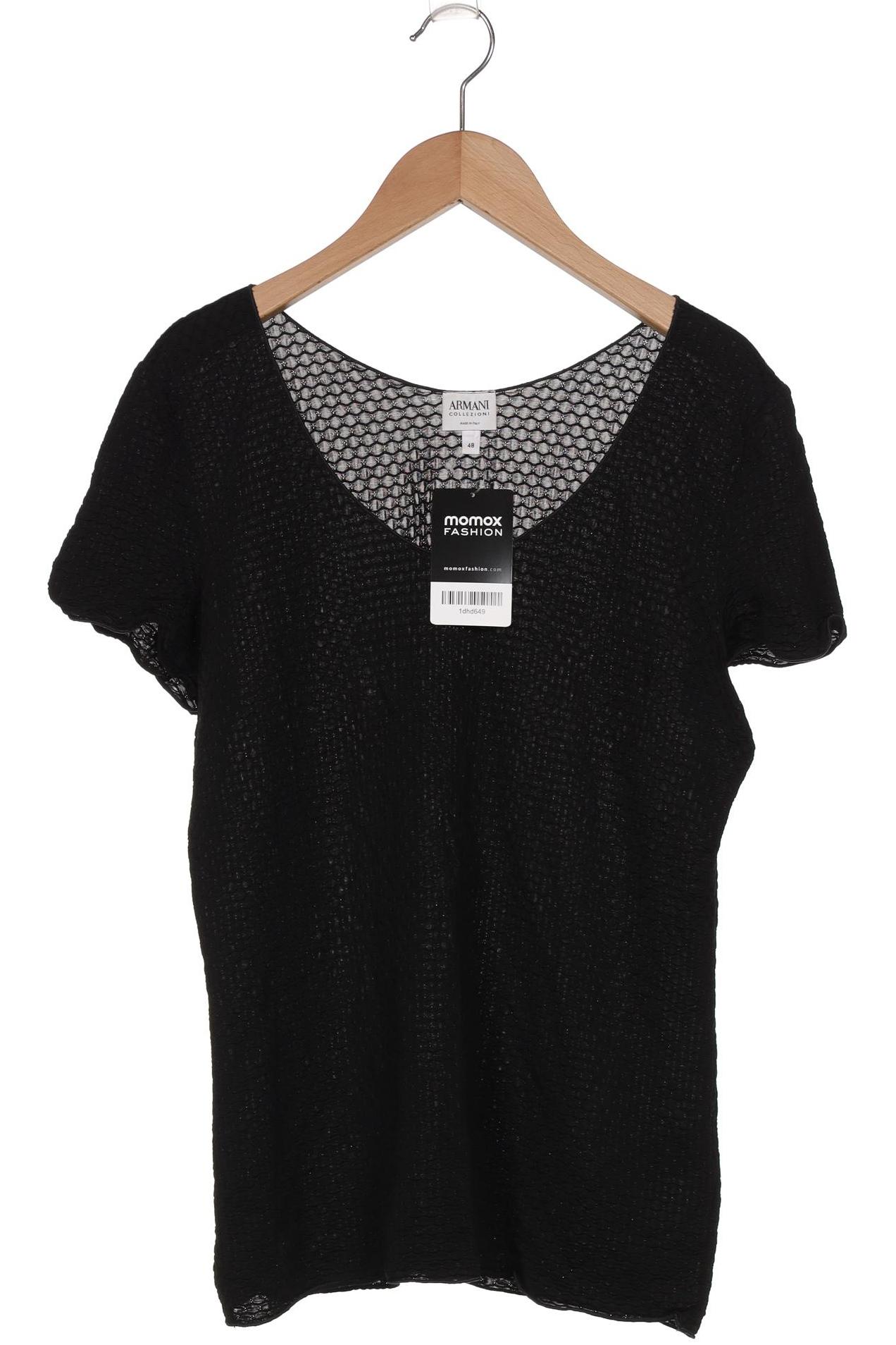 

Armani Collezioni Damen T-Shirt, schwarz, Gr. 48