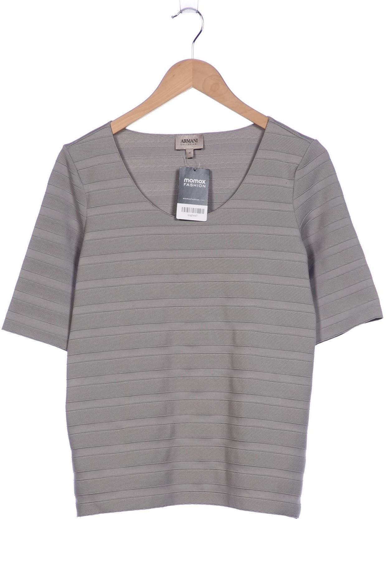 

Armani Collezioni Damen T-Shirt, grau, Gr. 46