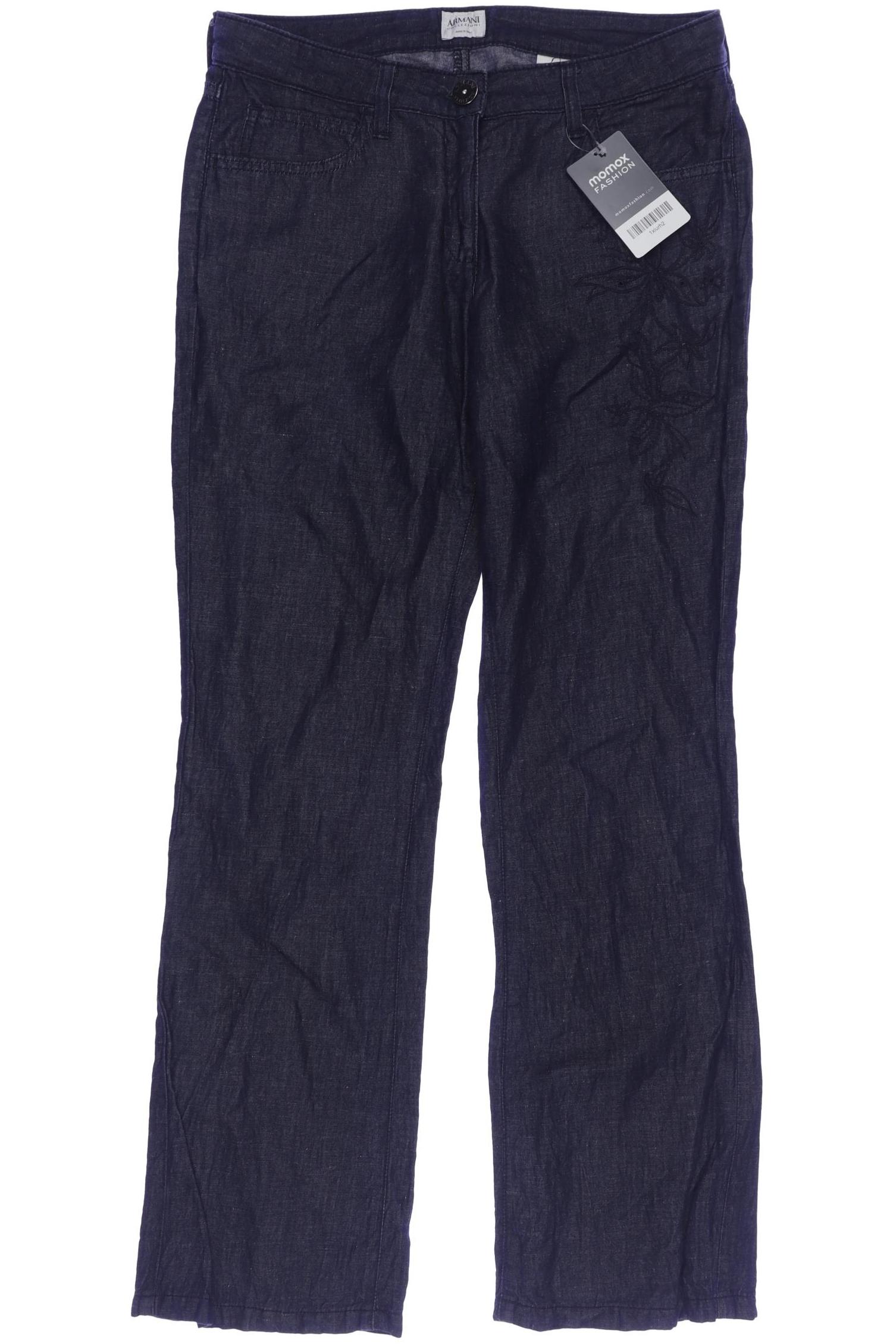 

Armani Collezioni Damen Stoffhose, marineblau, Gr. 40
