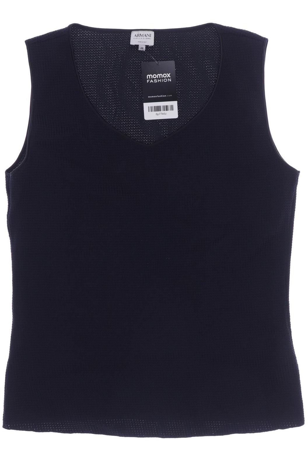 

Armani Collezioni Damen Top, marineblau, Gr. 48