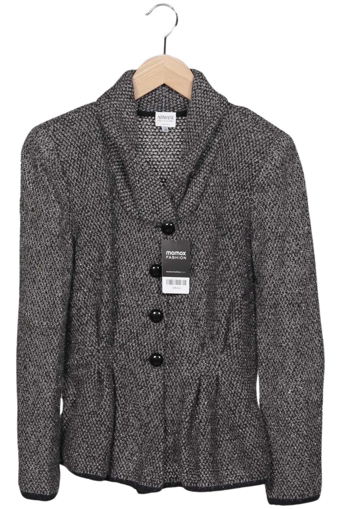 

Armani Collezioni Damen Strickjacke, grau, Gr. 42