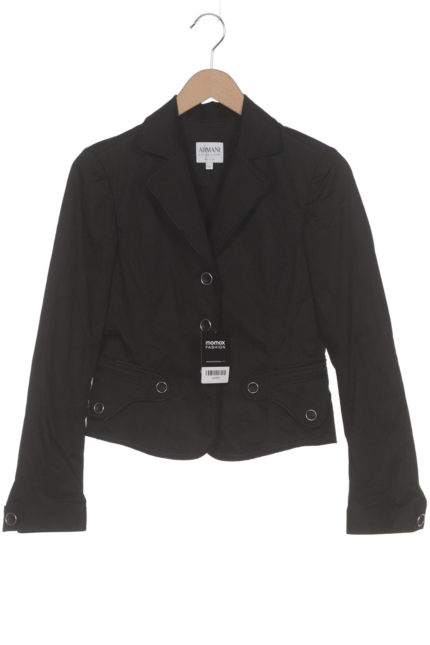 

Armani Collezioni Damen Jacke, schwarz, Gr. 40