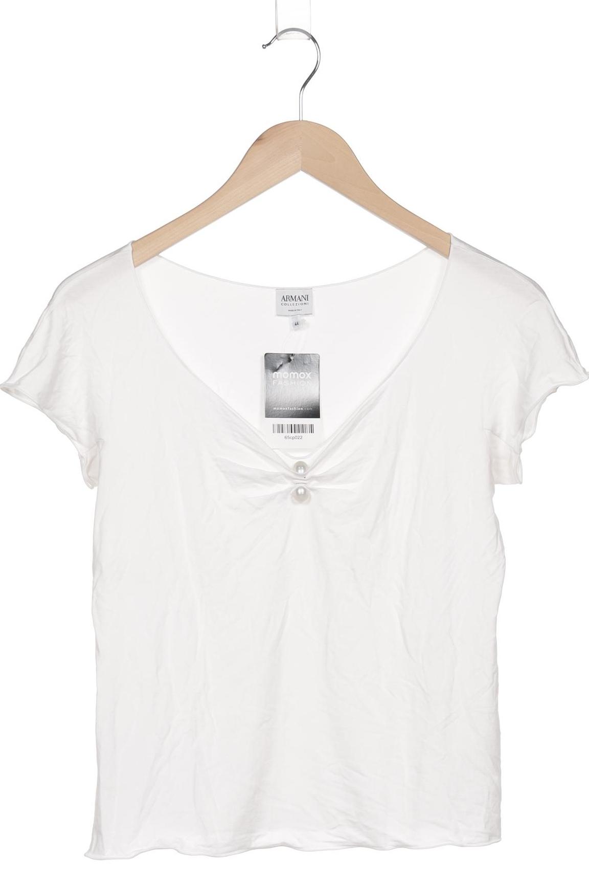 

Armani Collezioni Damen T-Shirt, weiß, Gr. 44