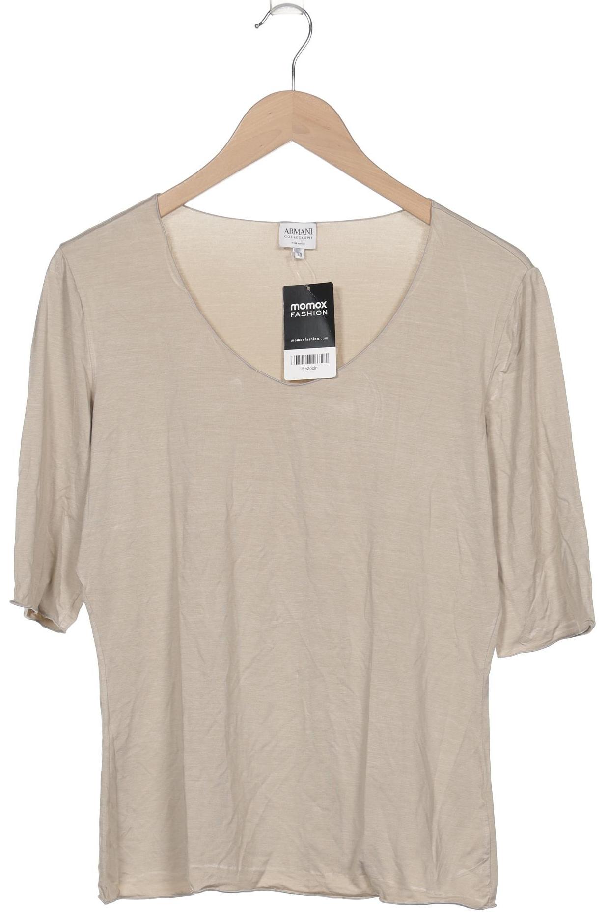 

Armani Collezioni Damen T-Shirt, beige, Gr. 48