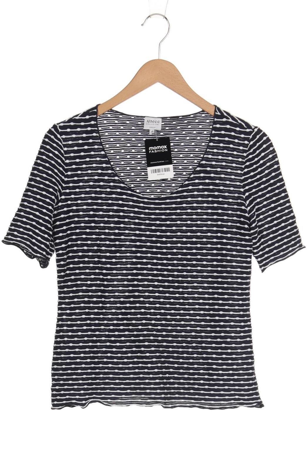 

Armani Collezioni Damen T-Shirt, marineblau, Gr. 46