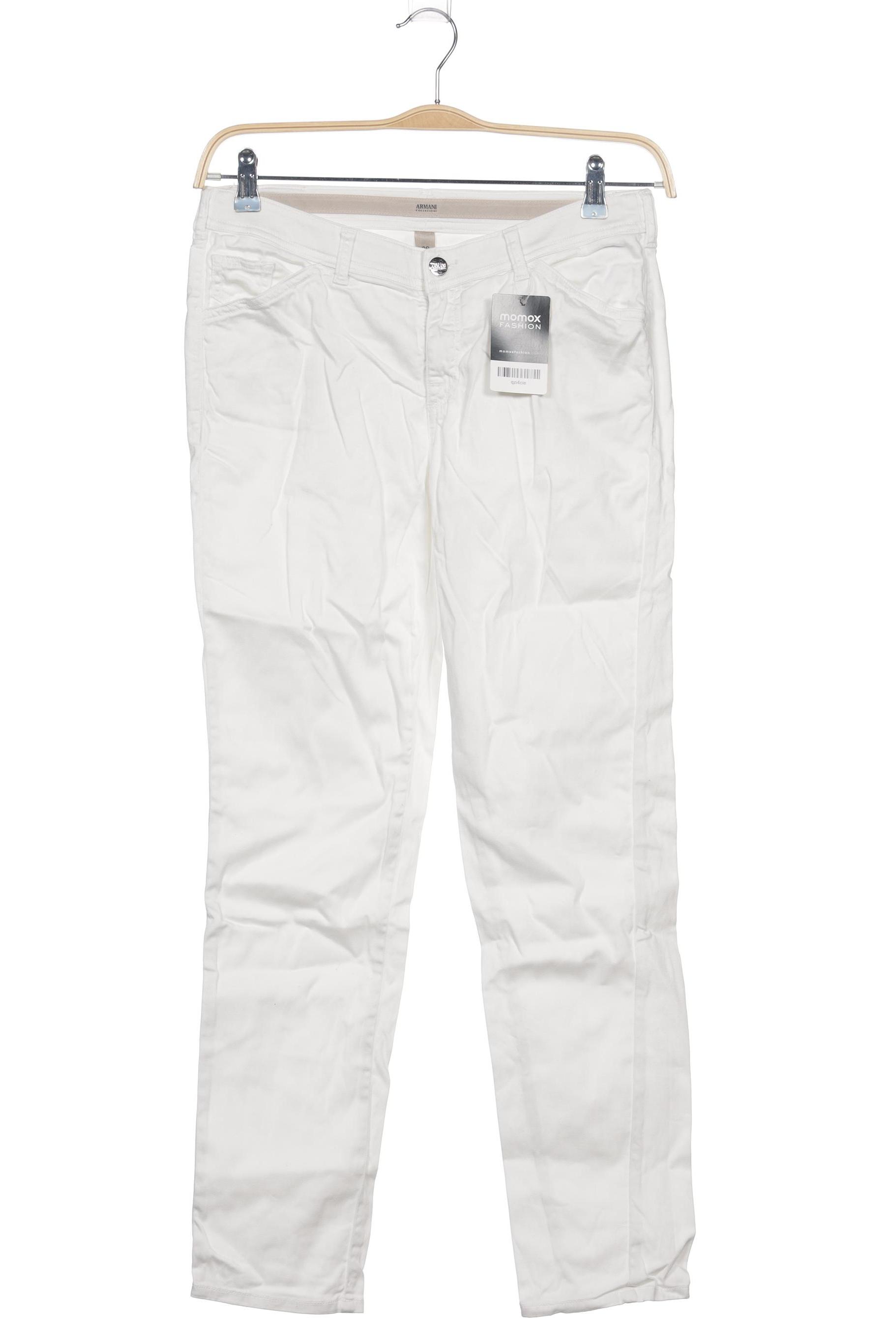 

Armani Collezioni Damen Stoffhose, weiß, Gr. 28