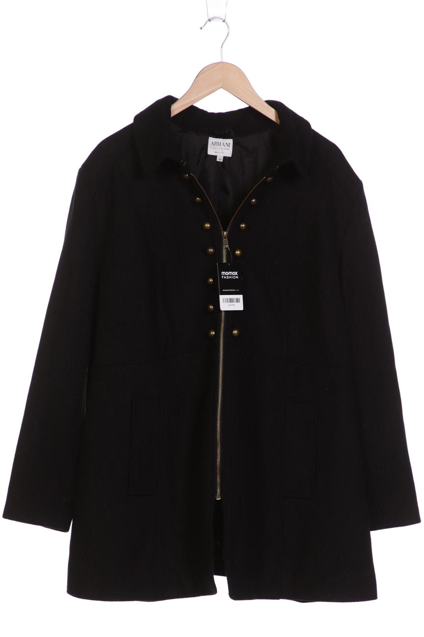 

Armani Collezioni Damen Mantel, schwarz, Gr. 42