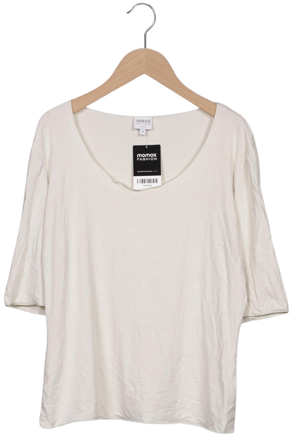 

Armani Collezioni Damen Langarmshirt, cremeweiß, Gr. 50