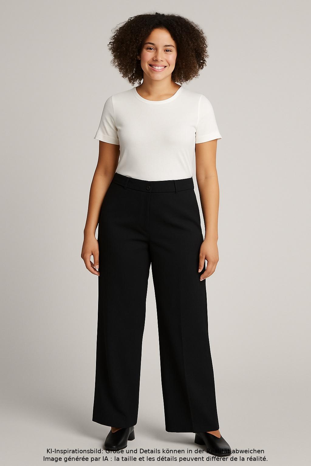 

Armani Collezioni Damen Stoffhose, schwarz, Gr. 42