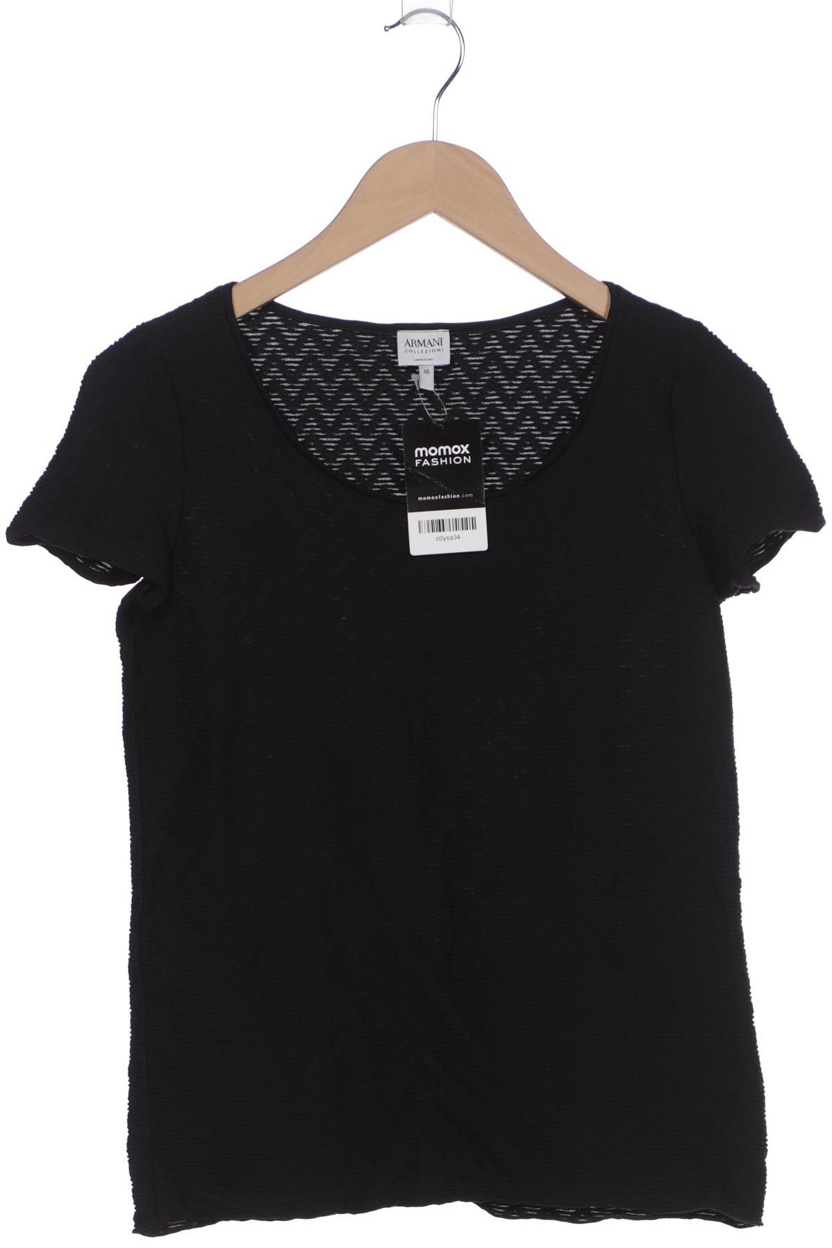 

Armani Collezioni Damen T-Shirt, schwarz, Gr. 48