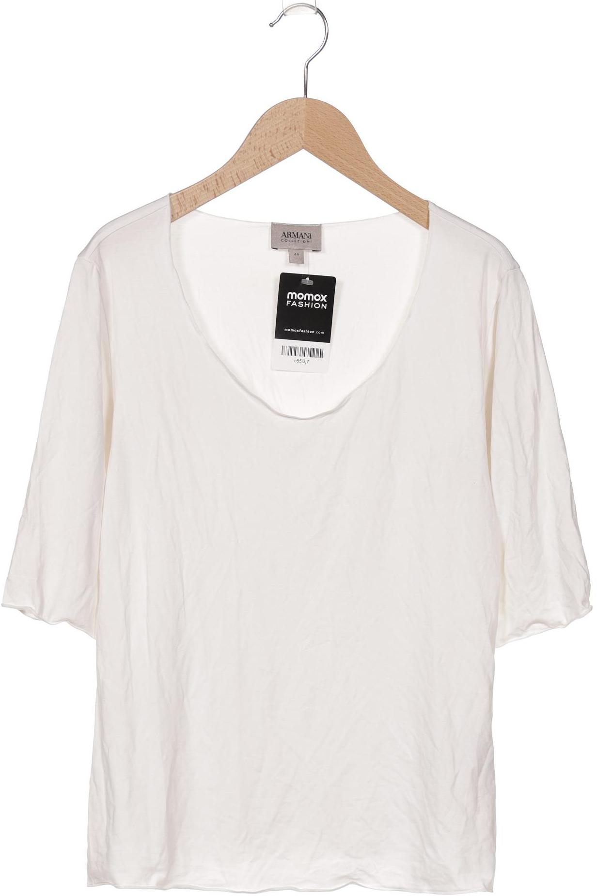 

Armani Collezioni Damen Langarmshirt, weiß, Gr. 44