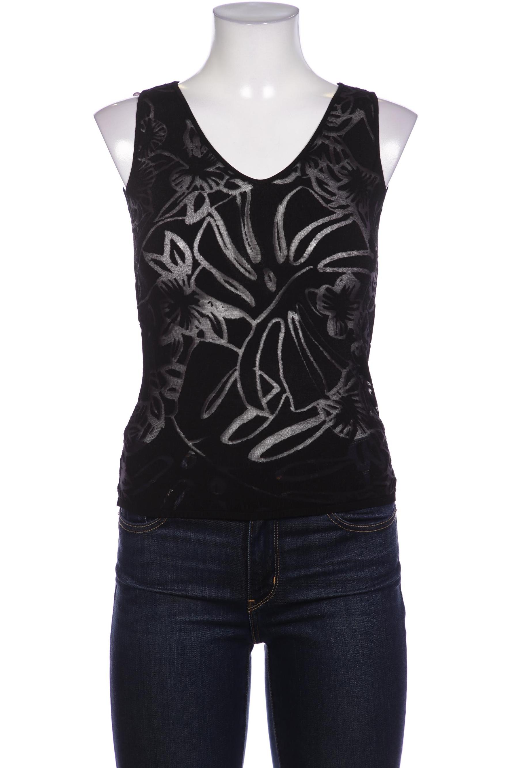 

Armani Collezioni Damen Top, schwarz, Gr. 40