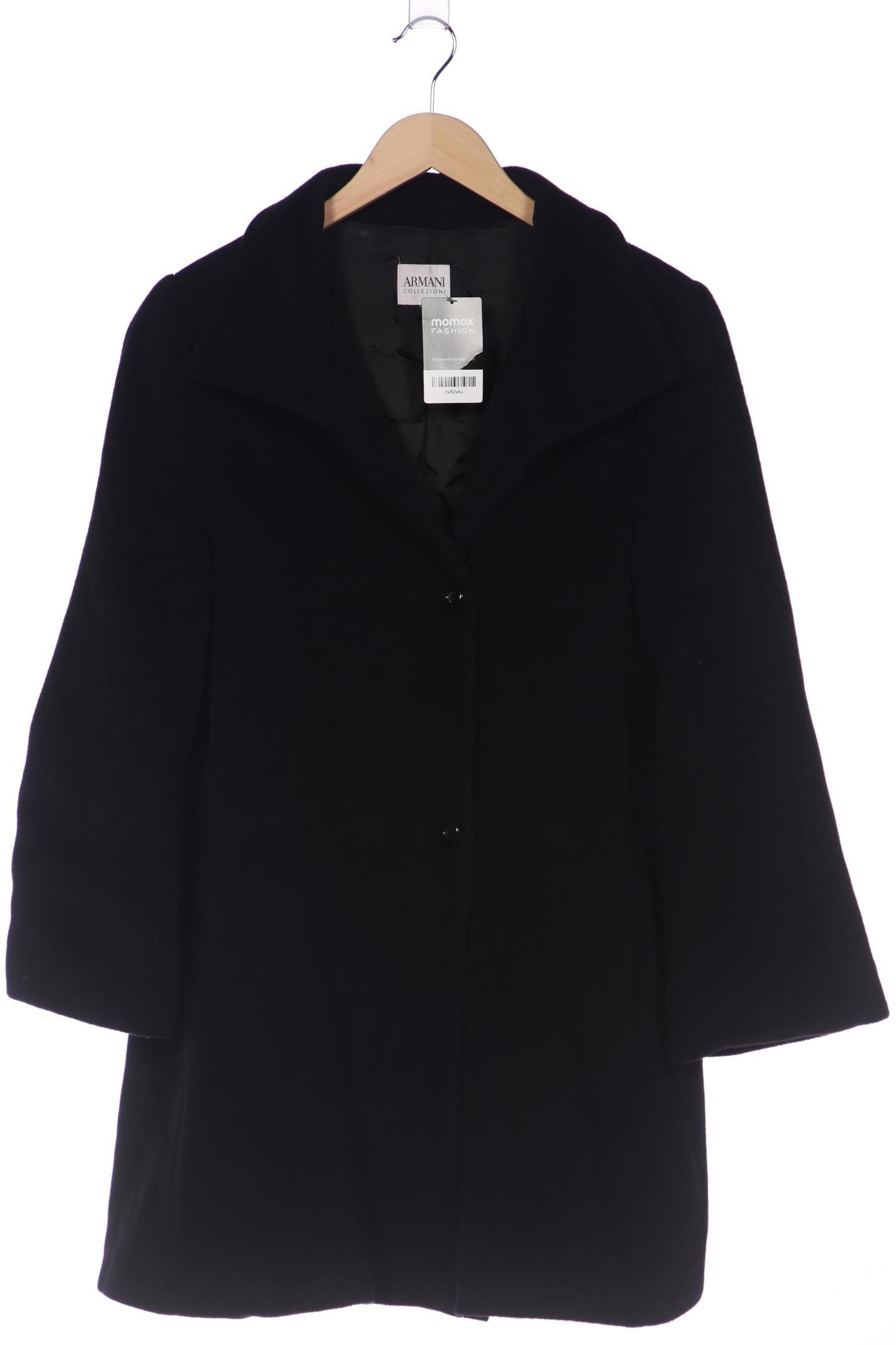 

Armani Collezioni Damen Mantel, schwarz, Gr. 44