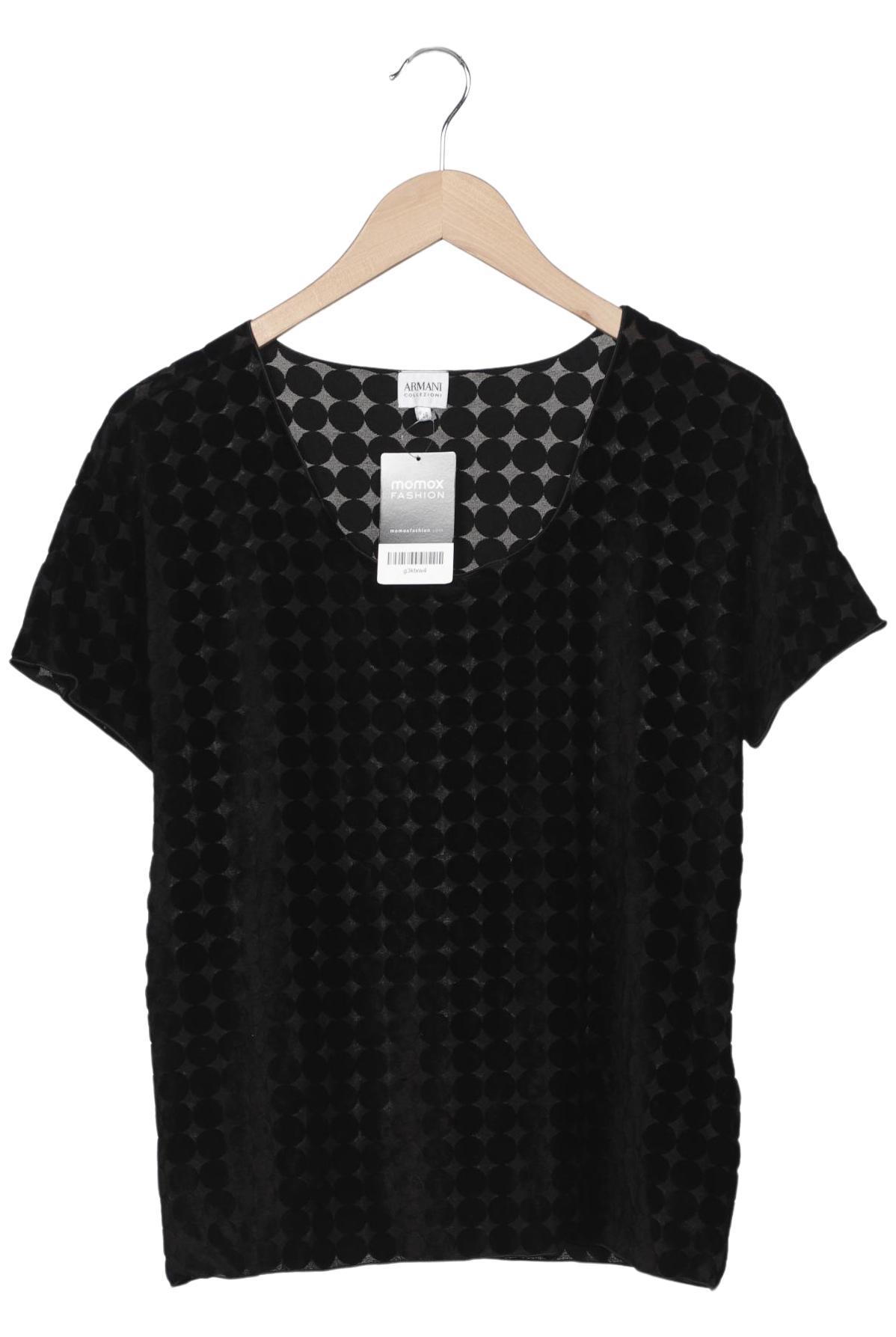 

Armani Collezioni Damen T-Shirt, schwarz, Gr. 46