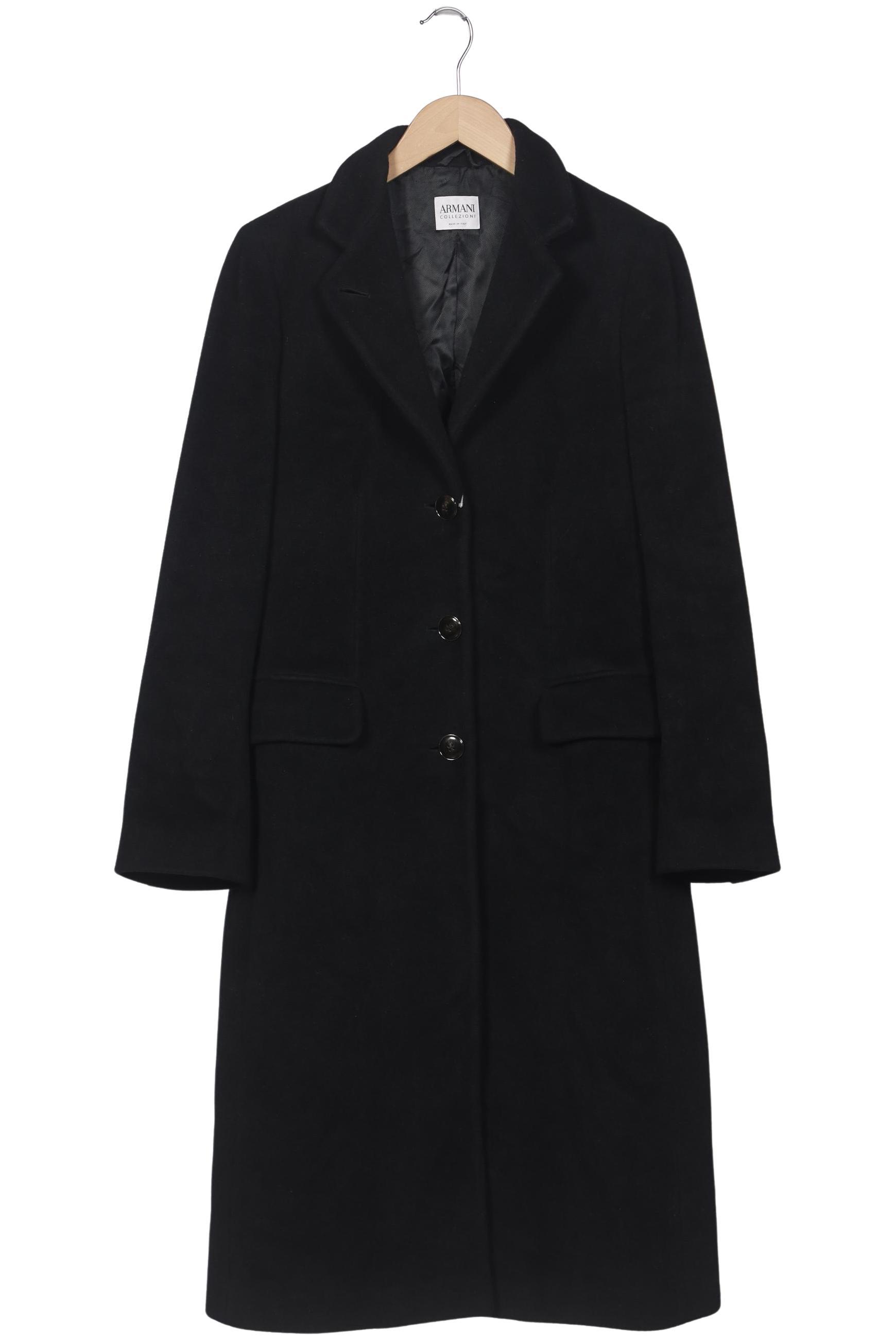 

Armani Collezioni Damen Mantel, schwarz, Gr. 44