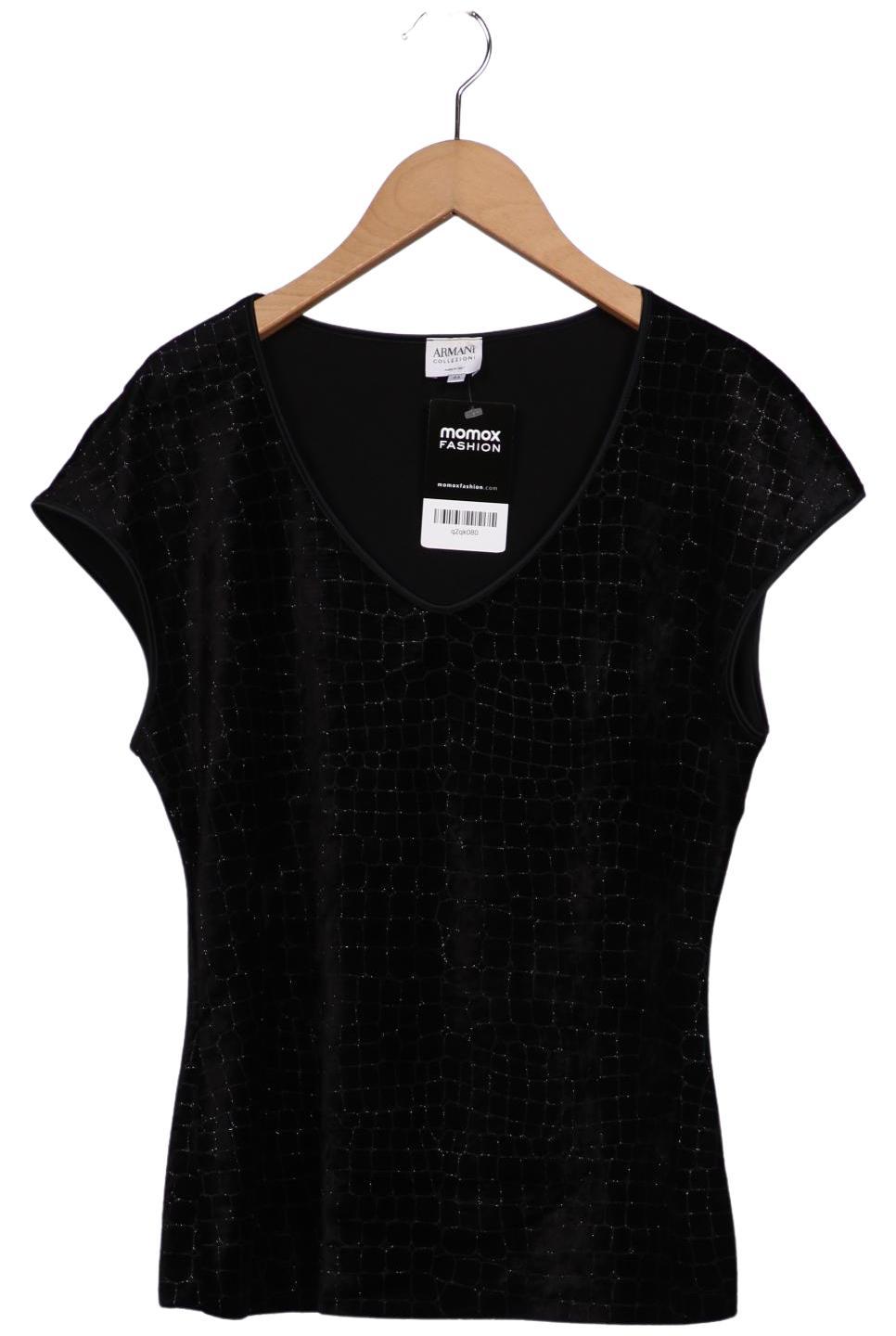 

Armani Collezioni Damen T-Shirt, schwarz, Gr. 44