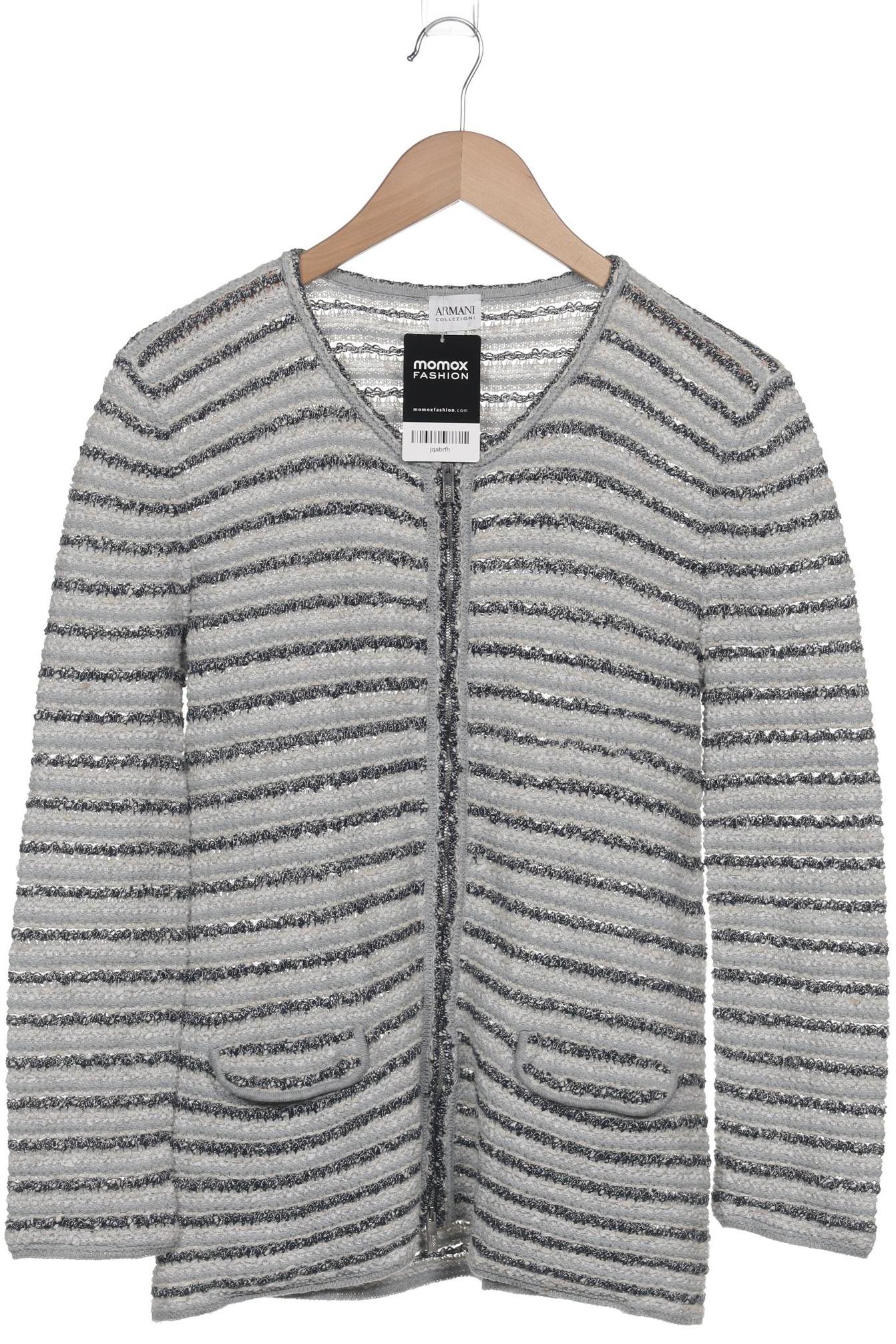 

Armani Collezioni Damen Strickjacke, grau, Gr. 48