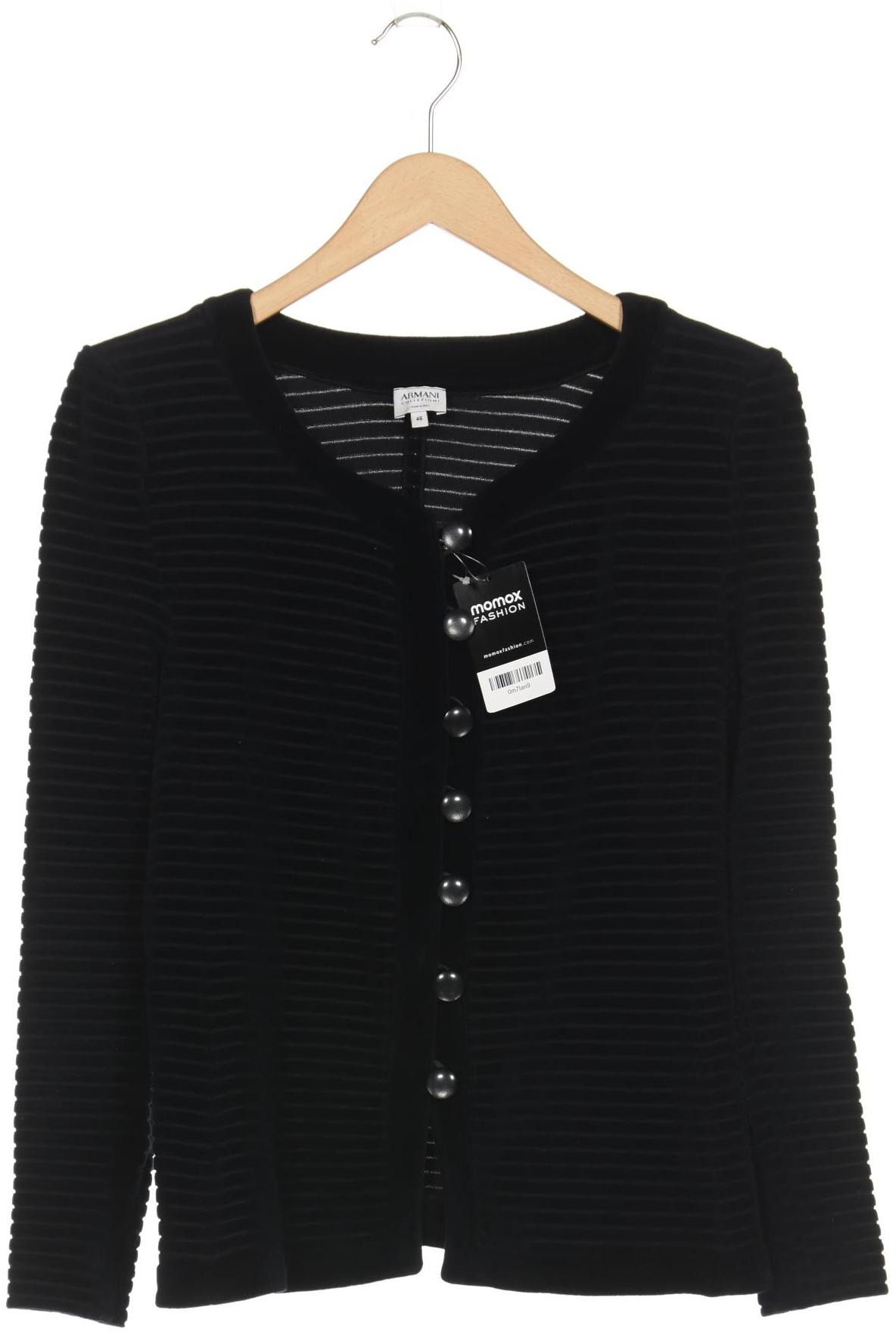 

Armani Collezioni Damen Strickjacke, schwarz, Gr. 46