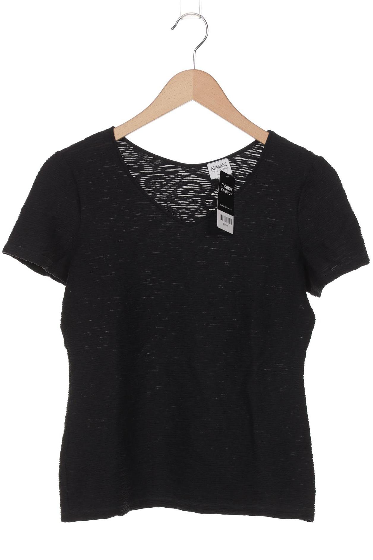 

Armani Collezioni Damen T-Shirt, schwarz, Gr. 46