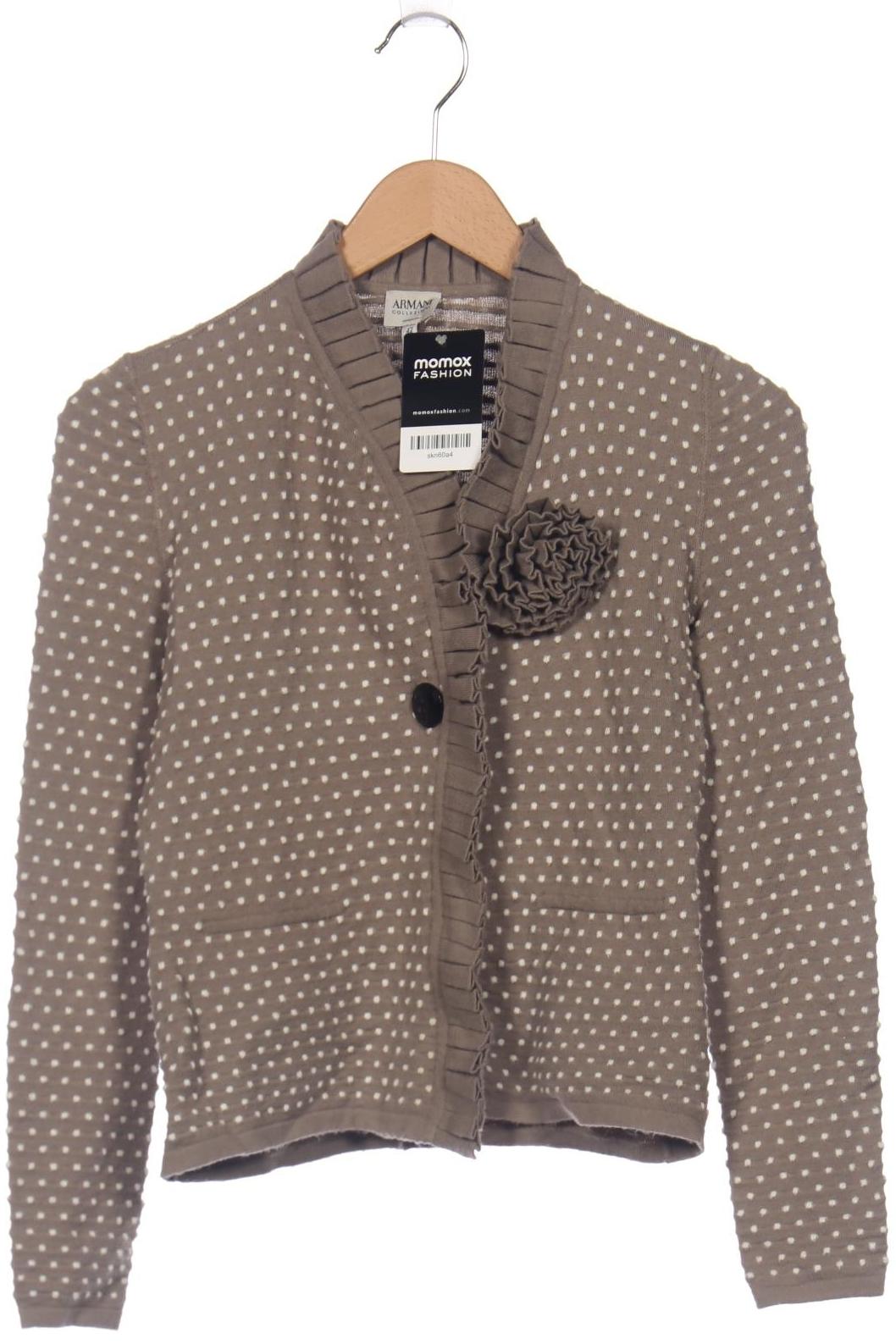 

Armani Collezioni Damen Strickjacke, grau, Gr. 42