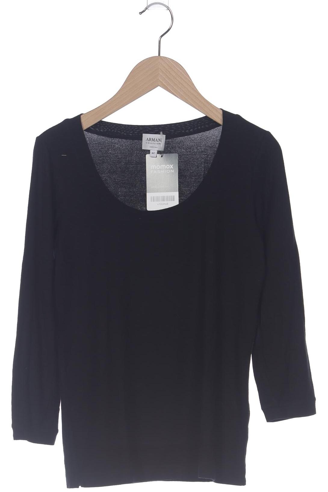 

Armani Collezioni Damen Langarmshirt, schwarz, Gr. 42