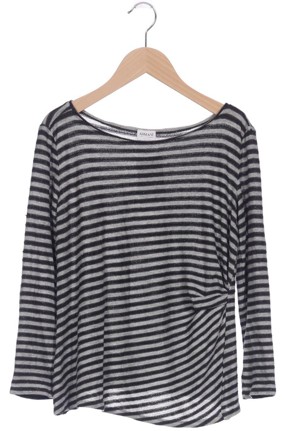 

Armani Collezioni Damen Langarmshirt, grau, Gr. 44