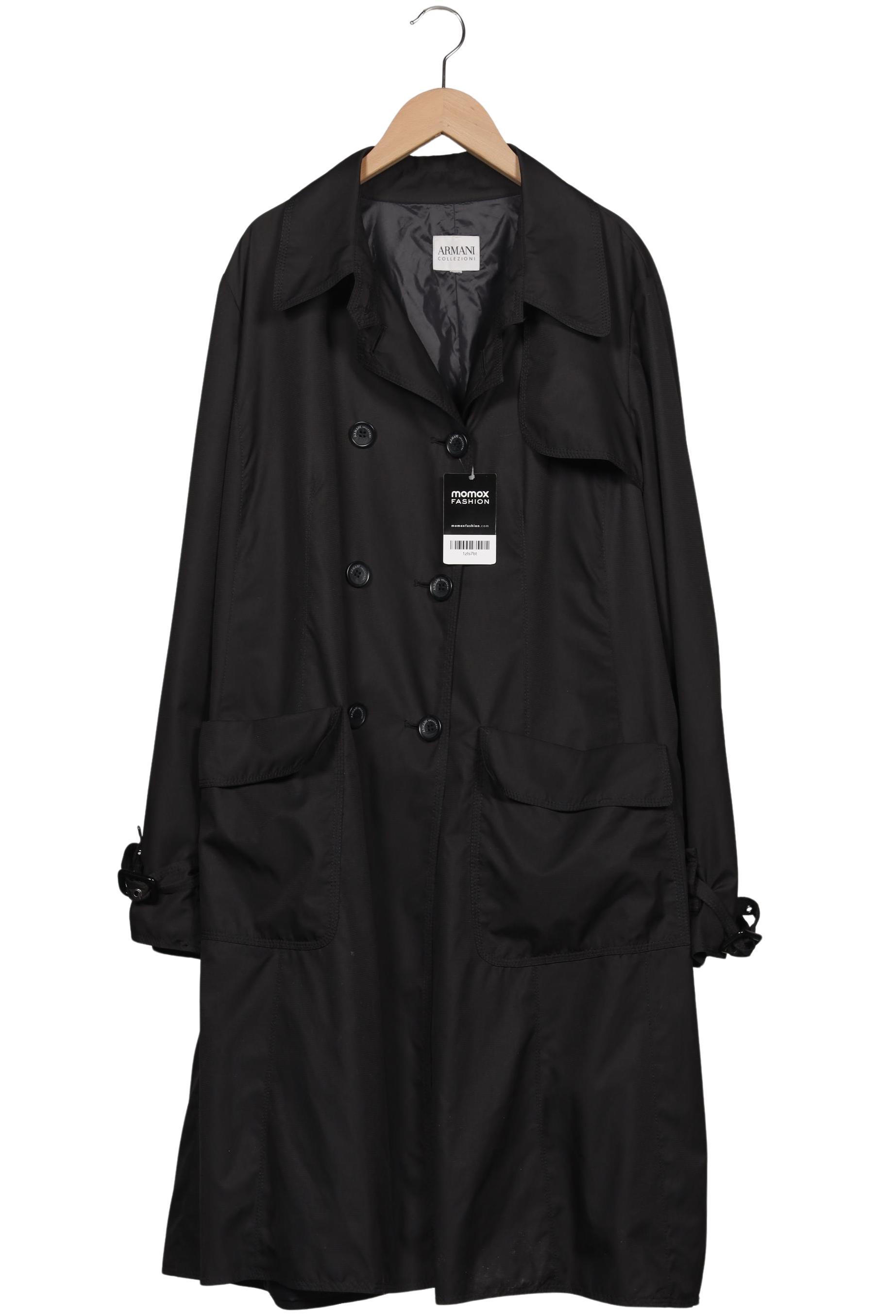

Armani Collezioni Damen Mantel, schwarz, Gr. 52