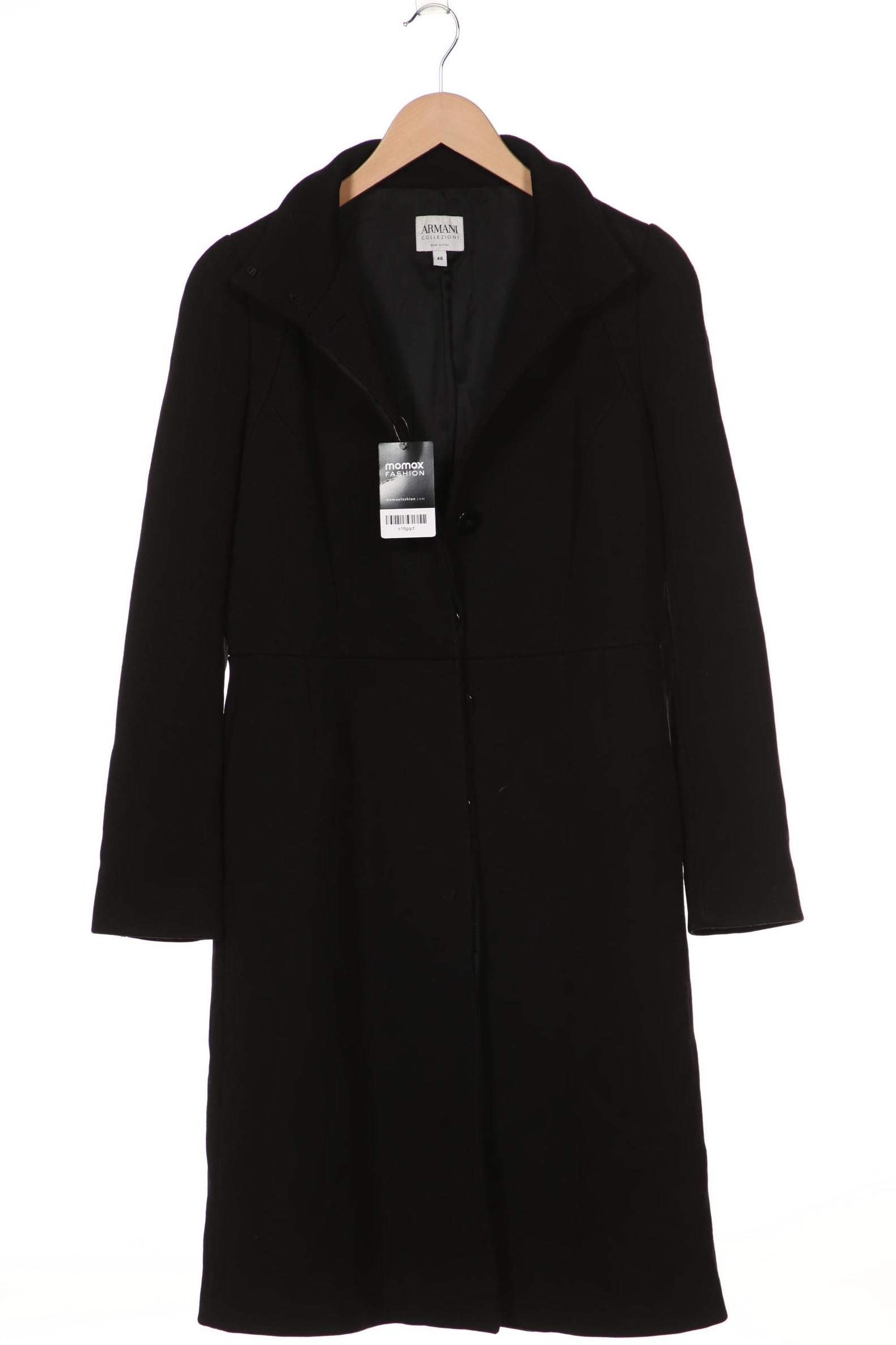 

Armani Collezioni Damen Mantel, schwarz, Gr. 46