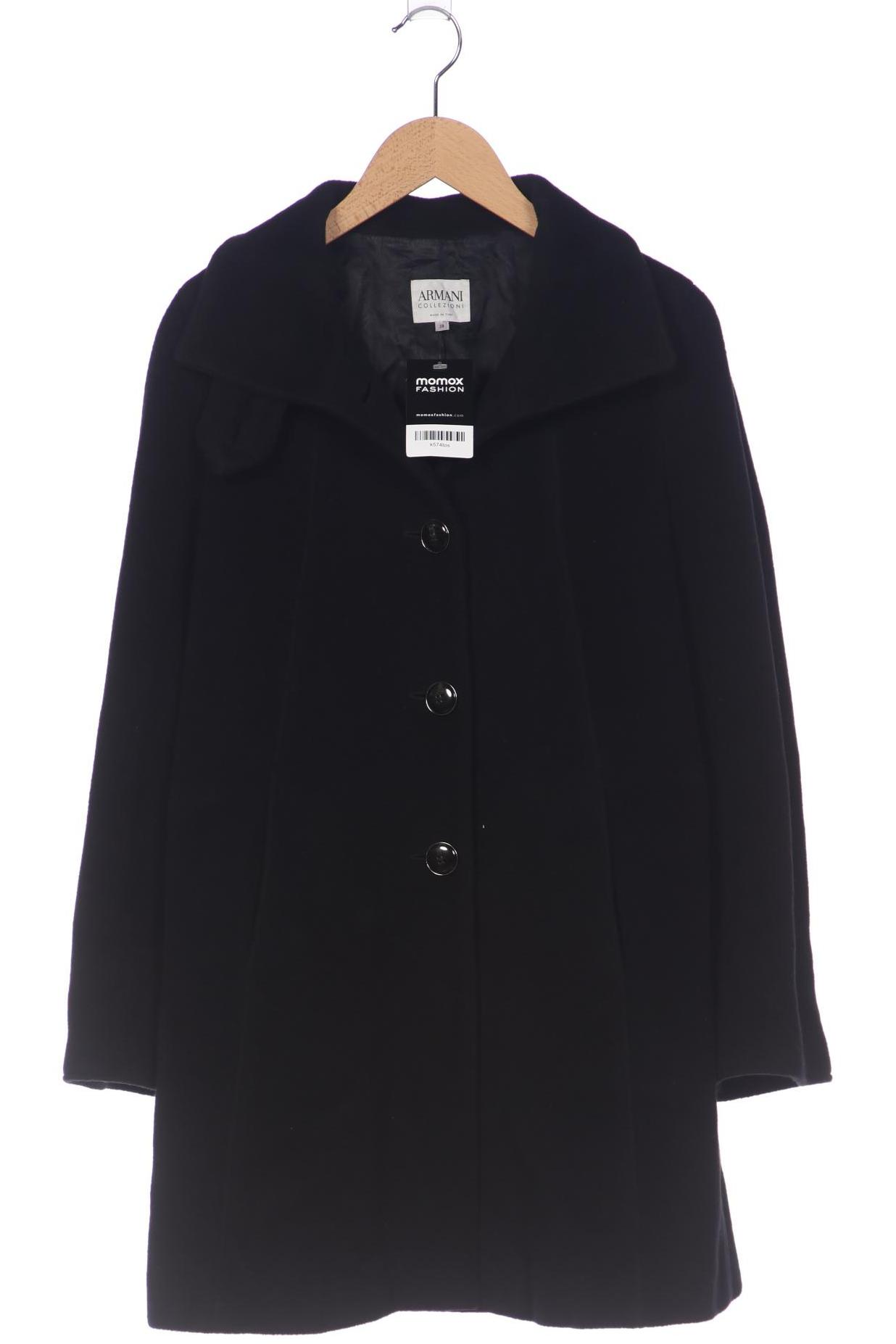 

Armani Collezioni Damen Mantel, schwarz, Gr. 38