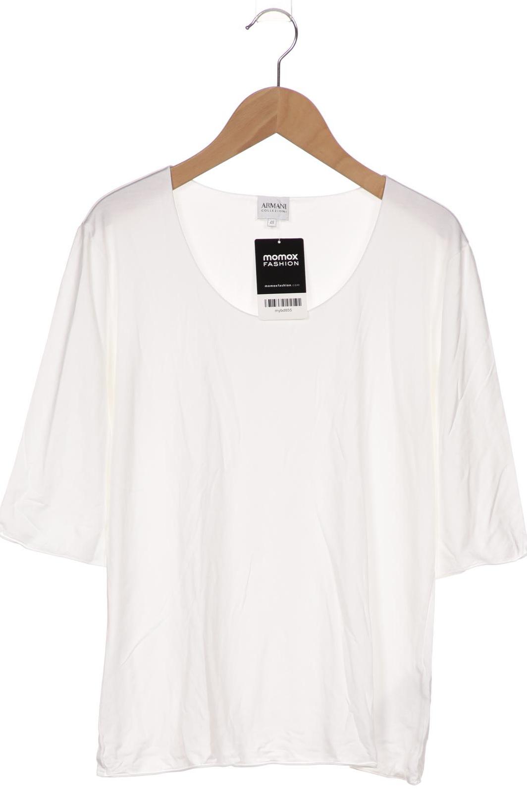 

Armani Collezioni Damen Langarmshirt, weiß, Gr. 48