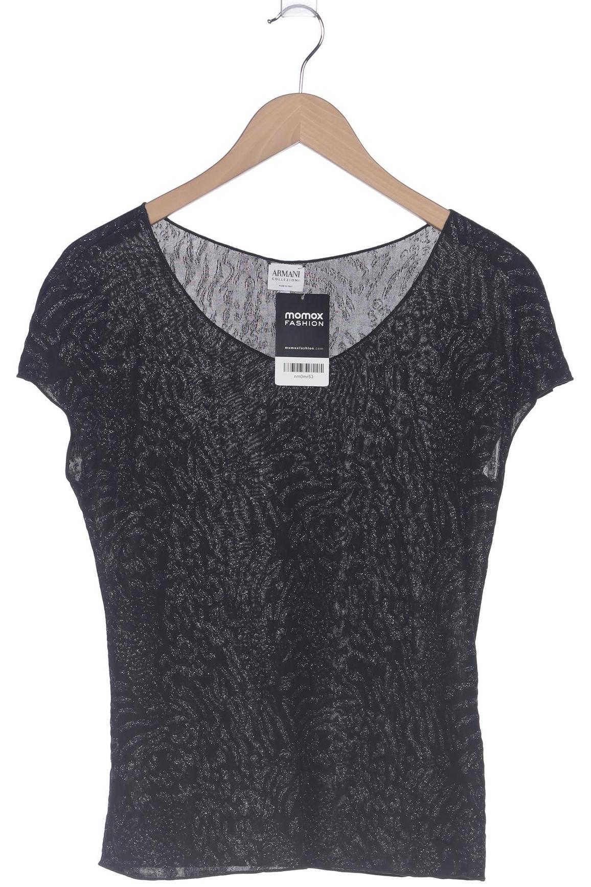 

Armani Collezioni Damen T-Shirt, schwarz, Gr. 44