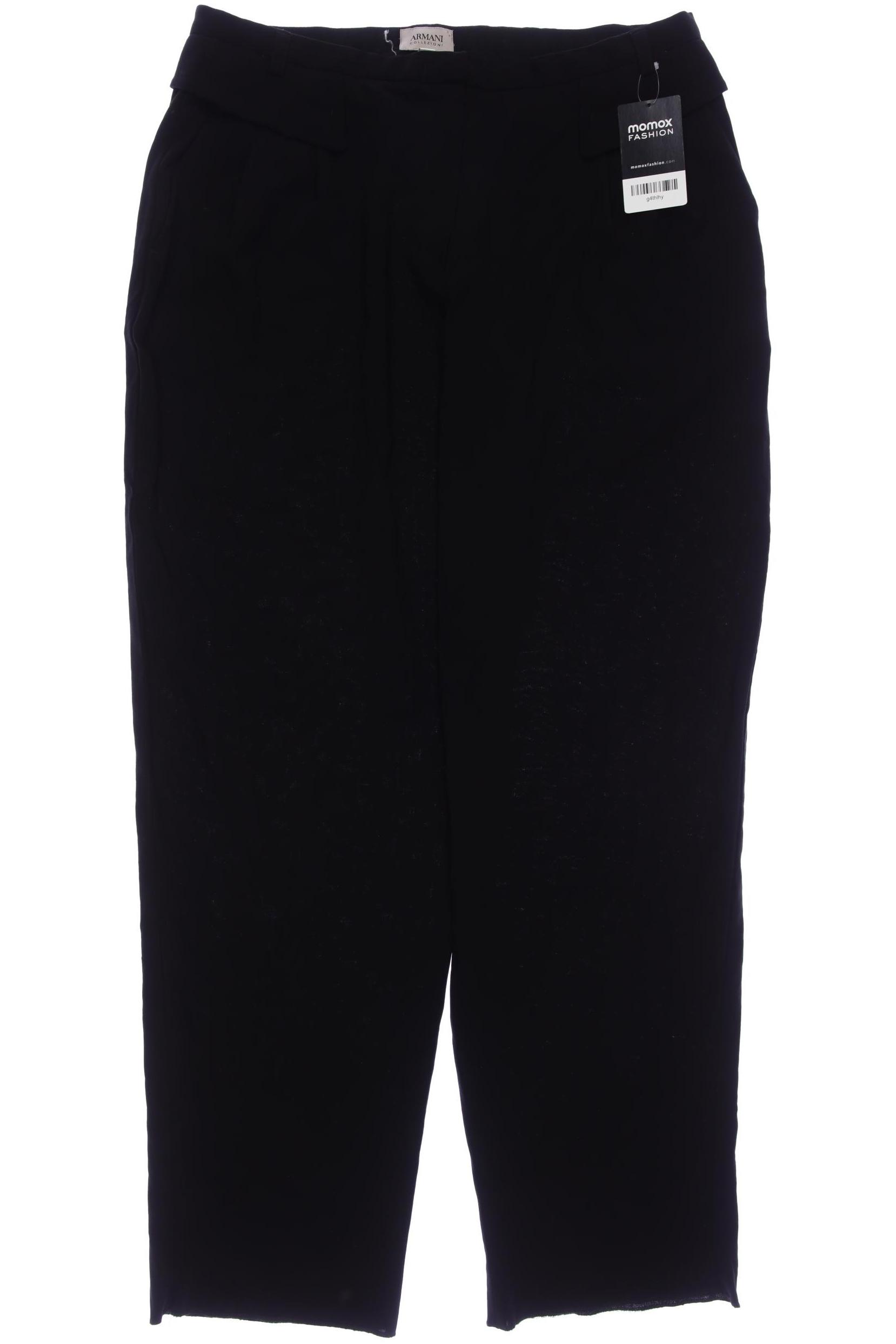 

Armani Collezioni Damen Stoffhose, schwarz, Gr. 46
