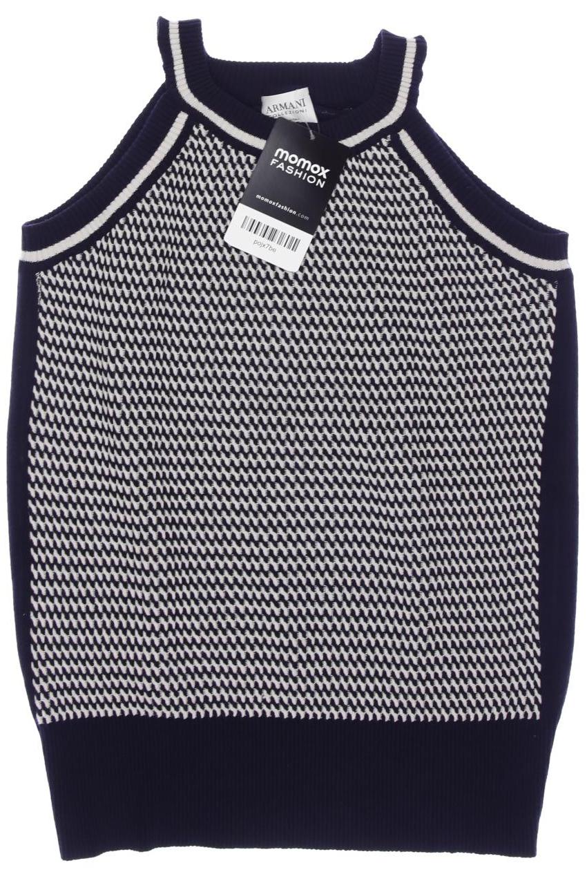 

Armani Collezioni Damen Top, marineblau, Gr. 44