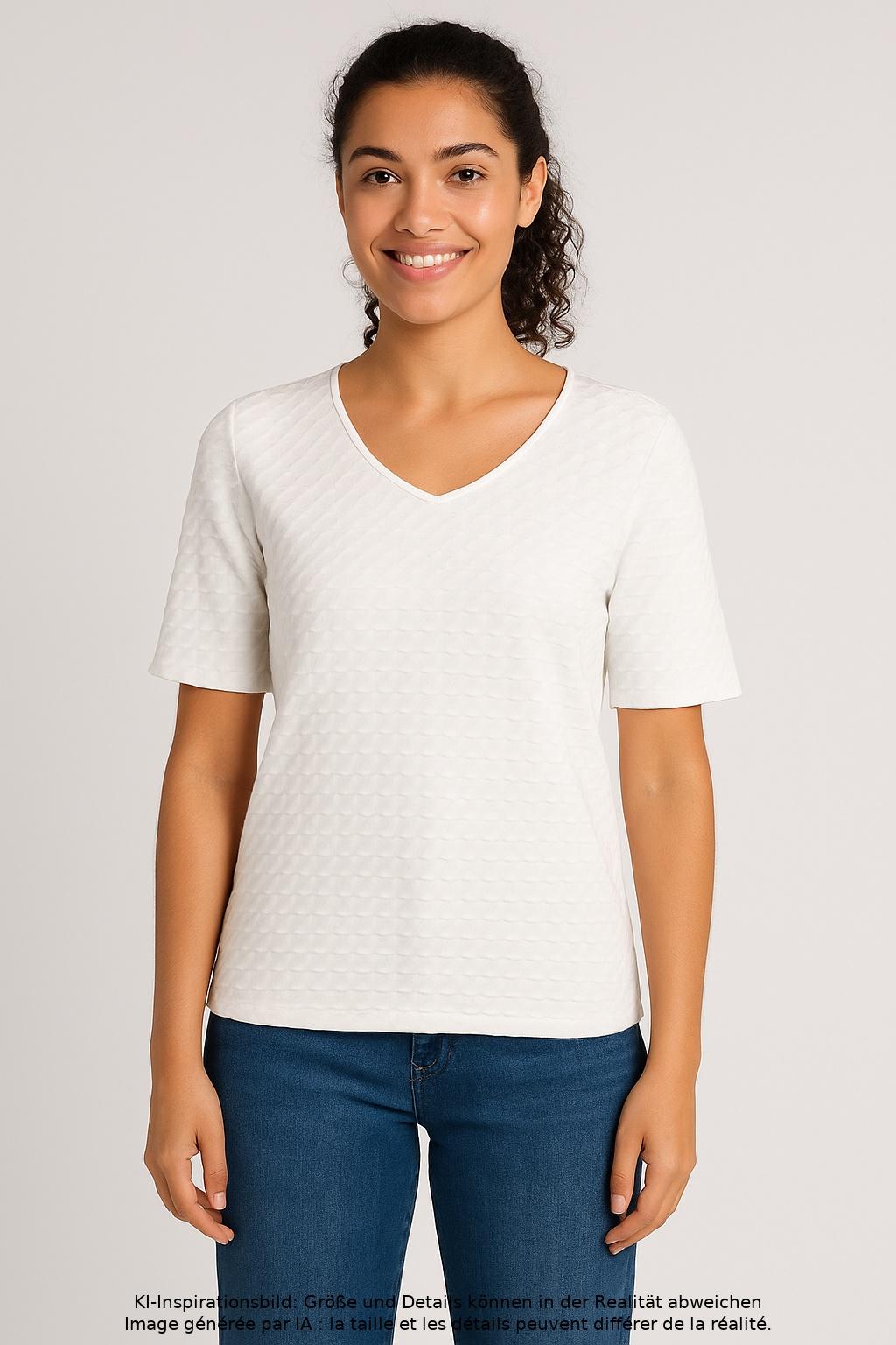 

Armani Collezioni Damen T-Shirt, weiß, Gr. 36