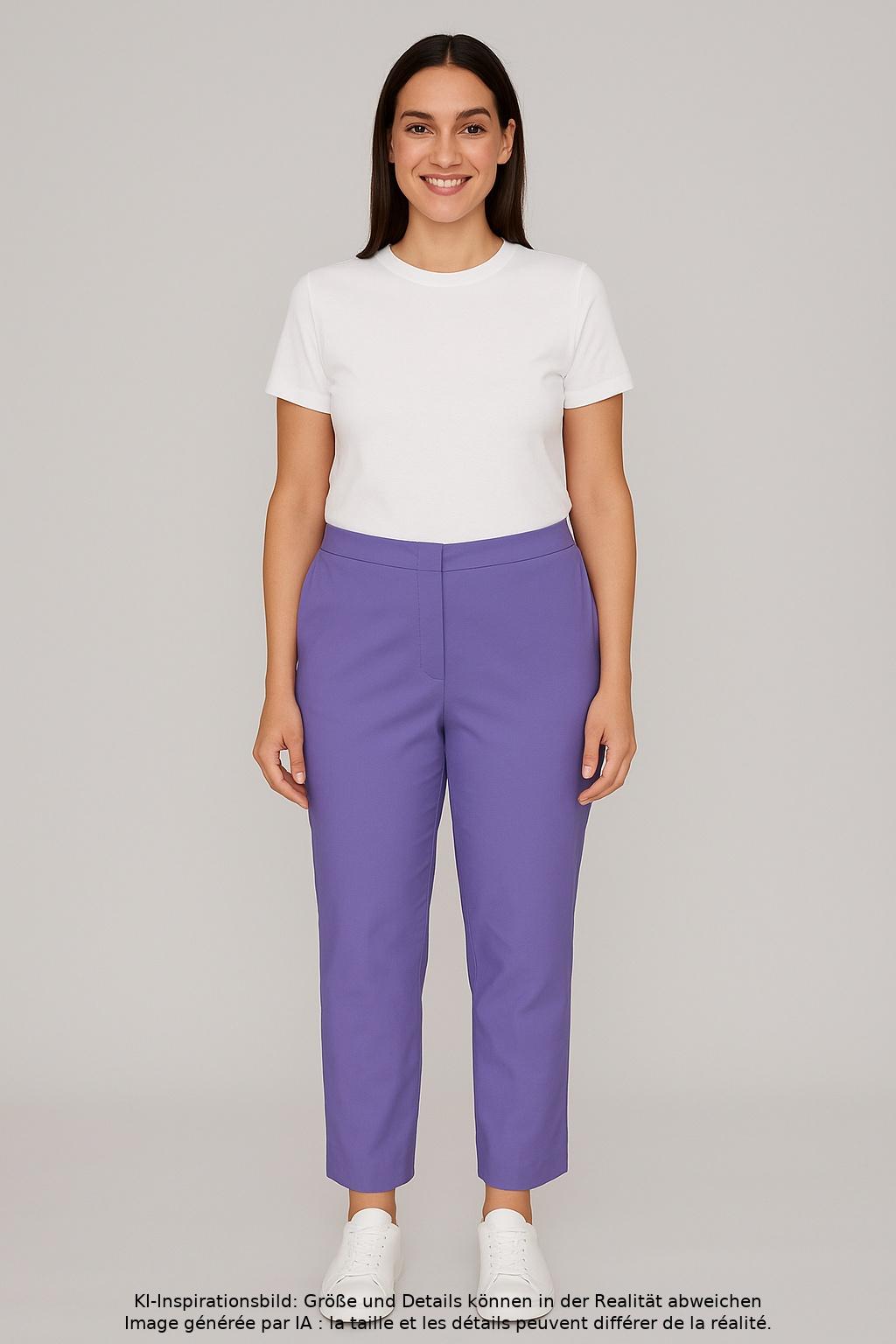 

Armani Collezioni Damen Stoffhose, flieder, Gr. 48