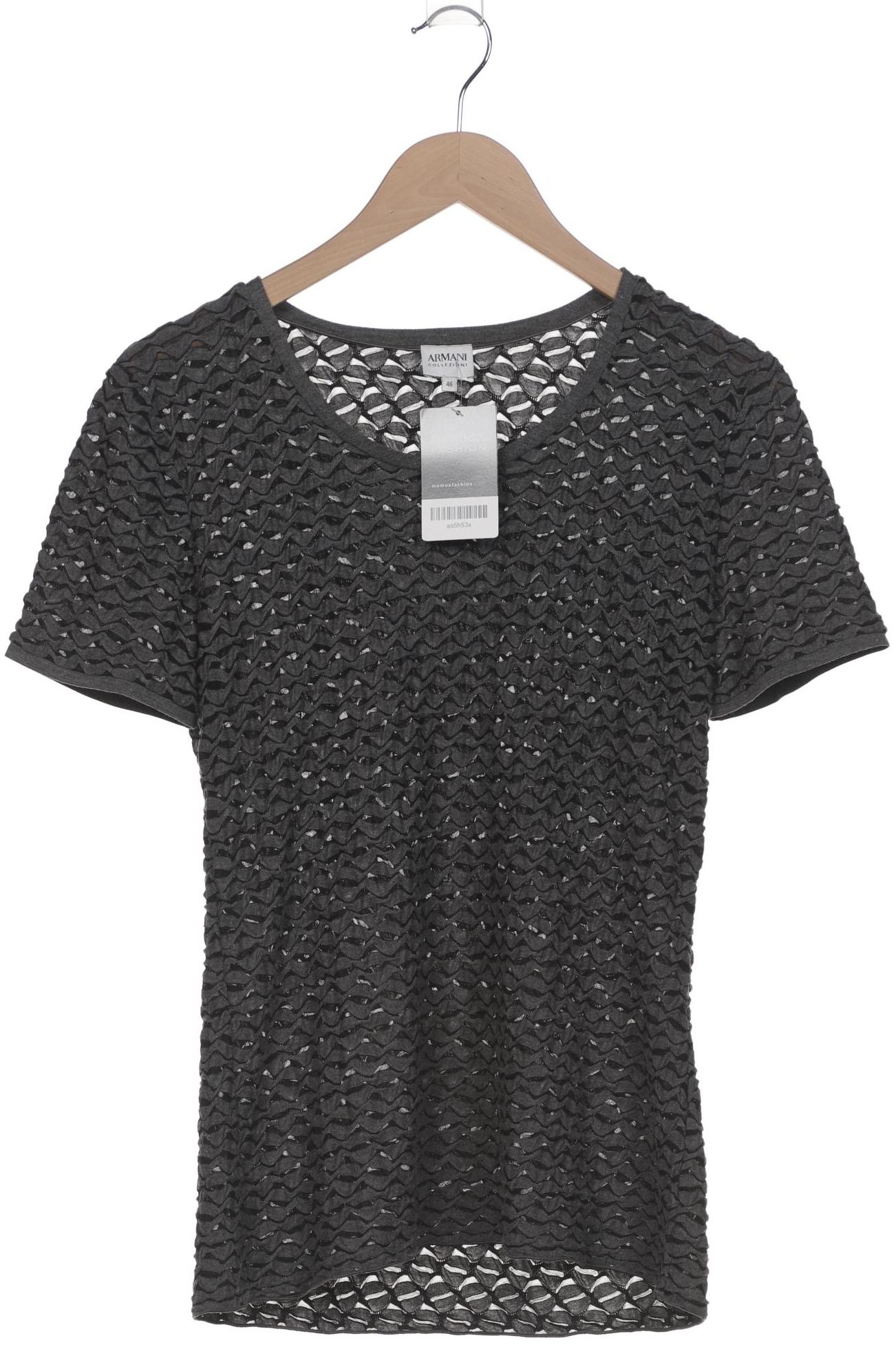 

Armani Collezioni Damen T-Shirt, grau, Gr. 46