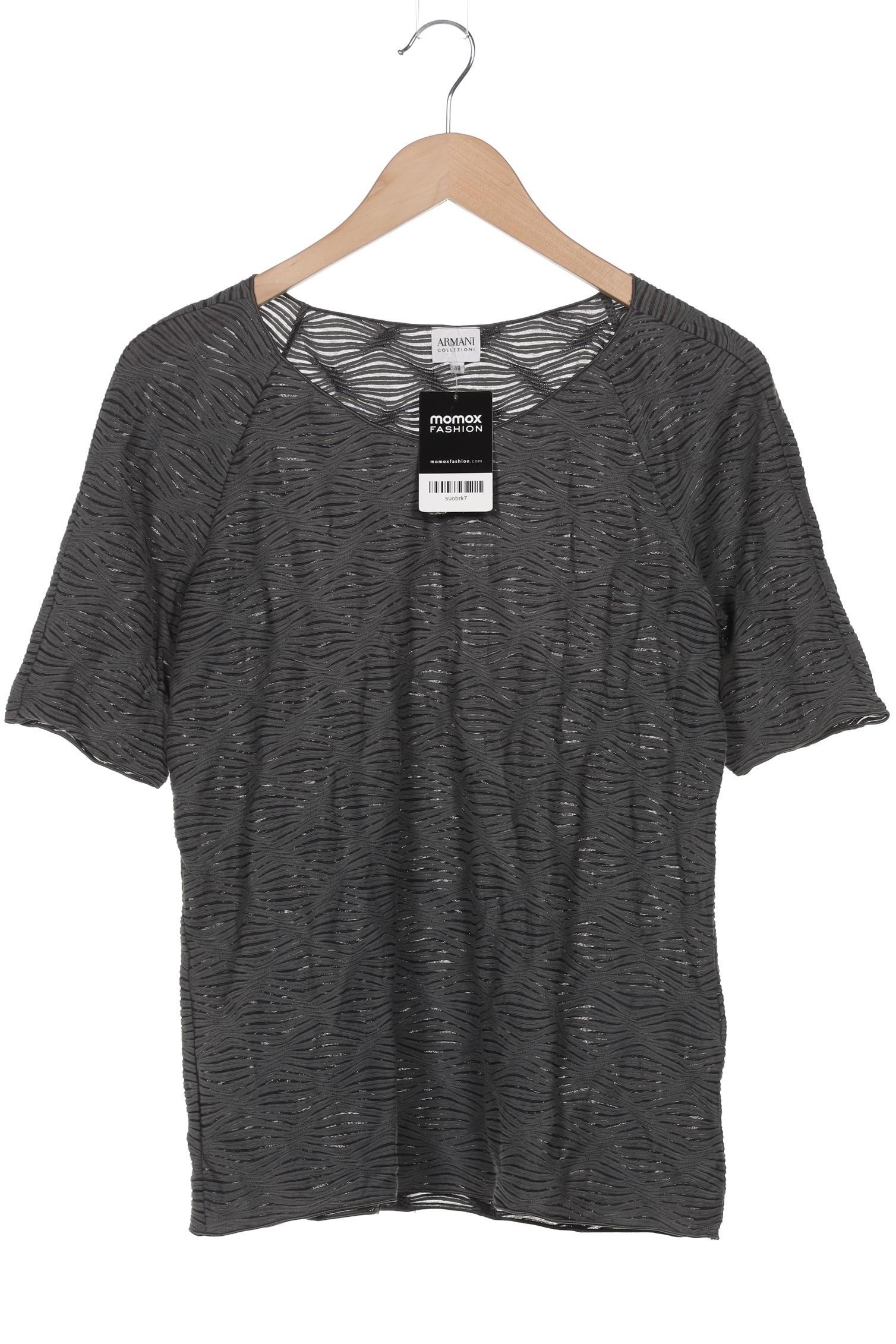 

Armani Collezioni Damen T-Shirt, grau, Gr. 48