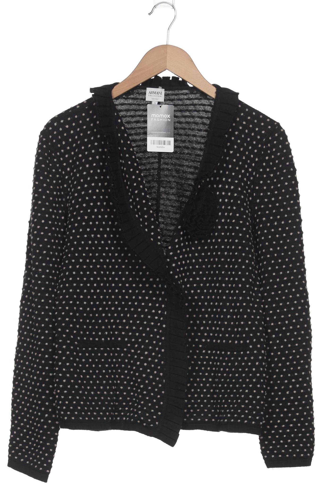 

Armani Collezioni Damen Strickjacke, schwarz, Gr. 52